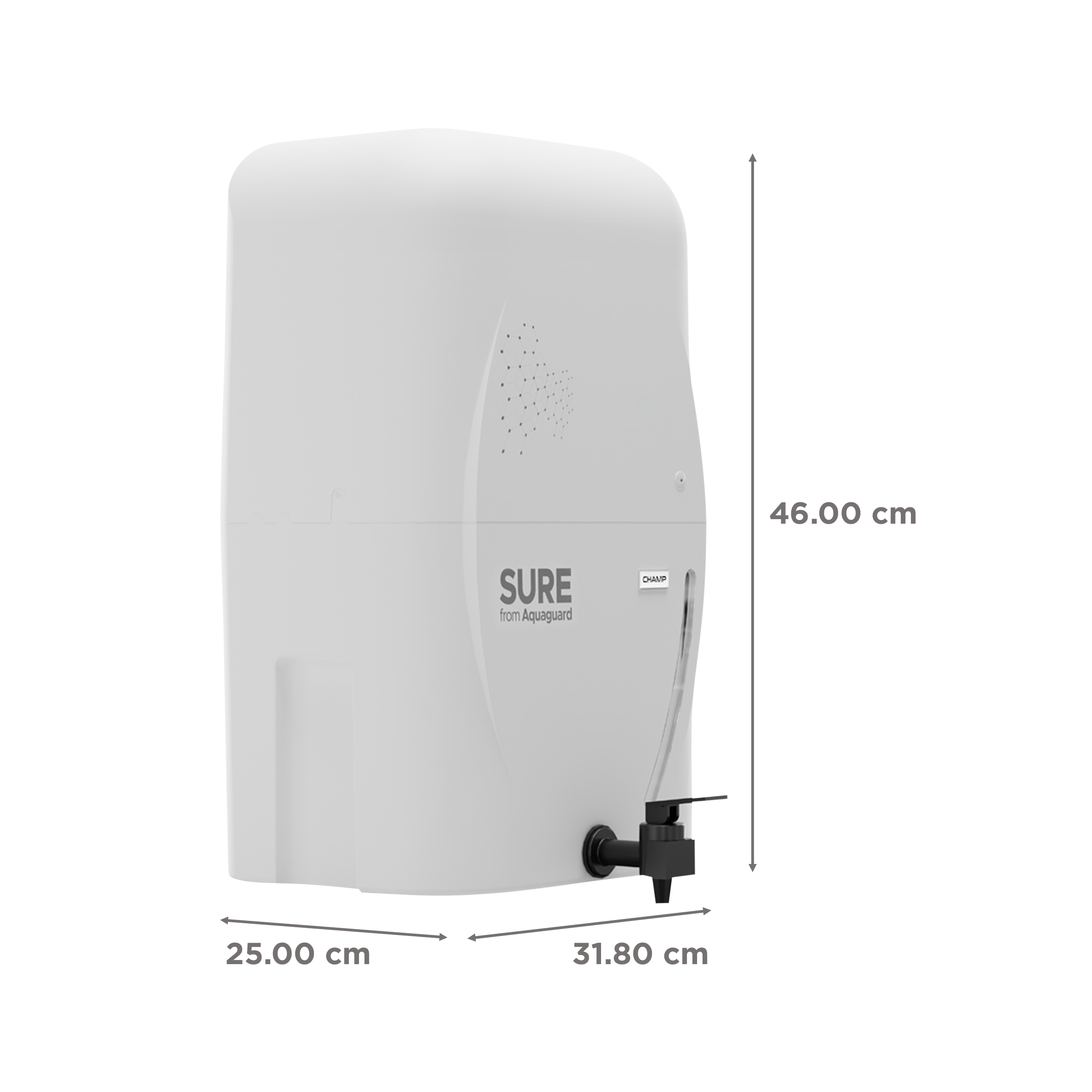 EUREKA FORBES AquaSure Champ 7L UV Water Purifier with Water Level Indicator (White)_2