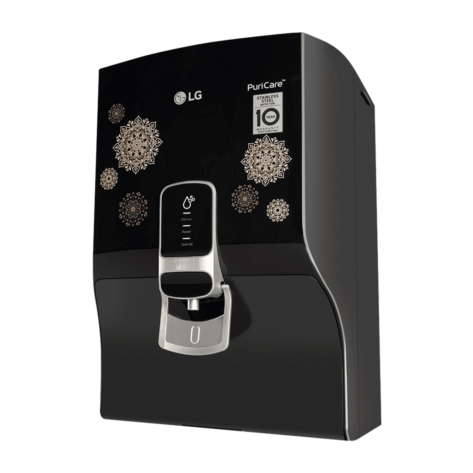 LG PuriCare 8L RO + UV Water Purifier with Mineral Booster (Black with Regal Pattern) LG PuriCare 8L RO + UV Water Purifier with Mineral Booster (Black with Regal Pattern)_11