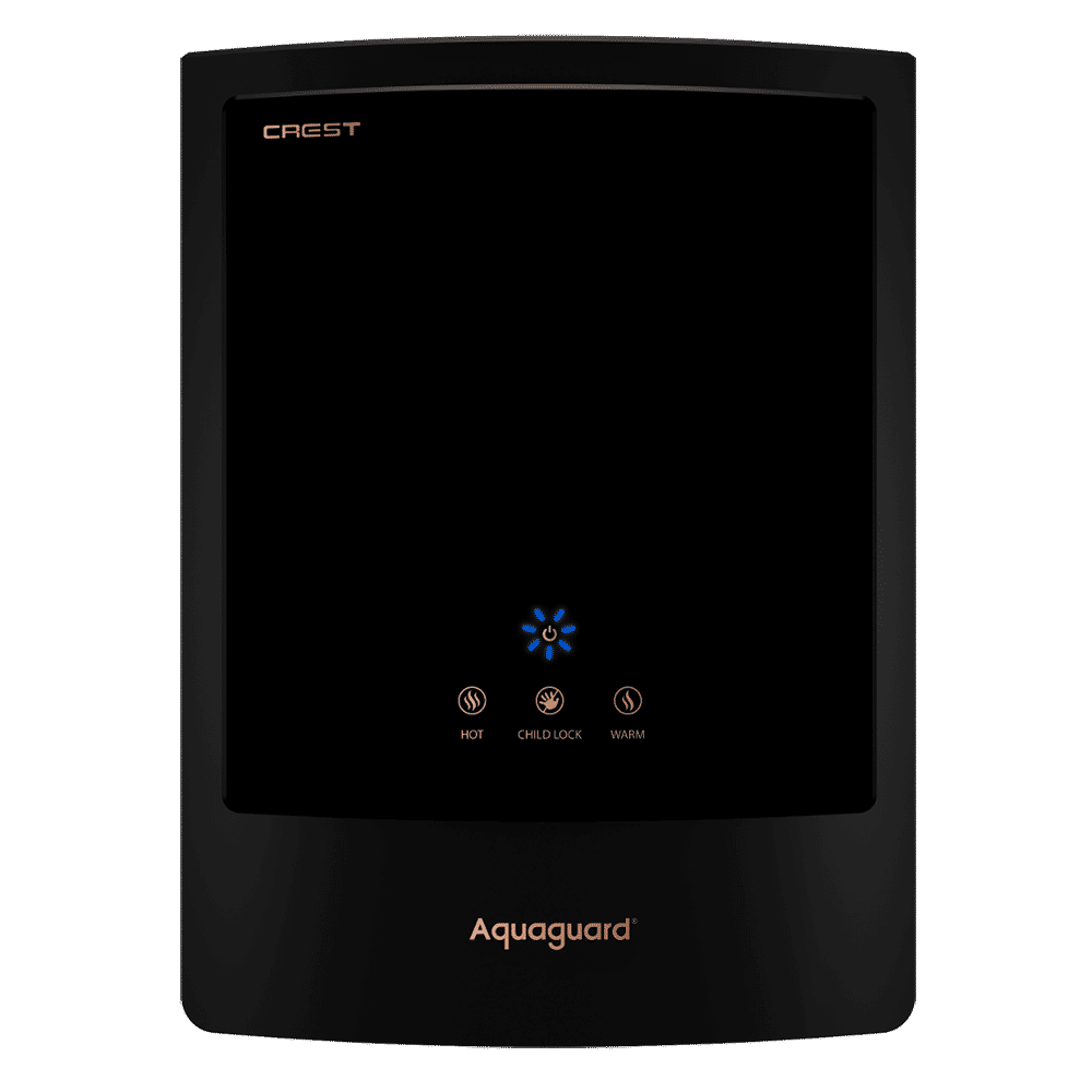 Aquaguard Crest UV Hot & Cold Water Purifier with Touch Sense Technology (Black) Aquaguard Crest UV Hot & Cold Water Purifier with Touch Sense Technology (Black)_1
