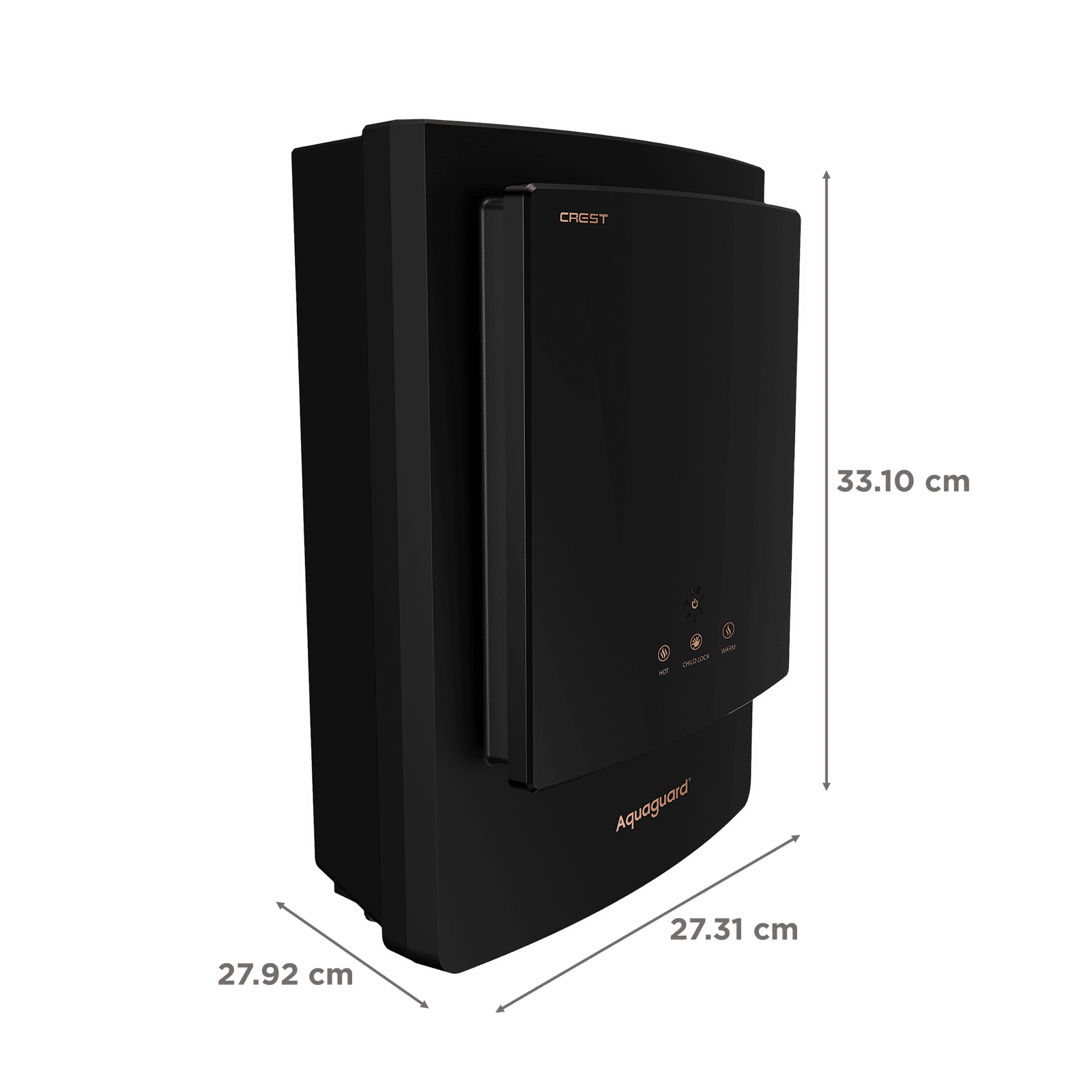 Aquaguard Crest UV Hot & Cold Water Purifier with Touch Sense Technology (Black) Aquaguard Crest UV Hot & Cold Water Purifier with Touch Sense Technology (Black)_2