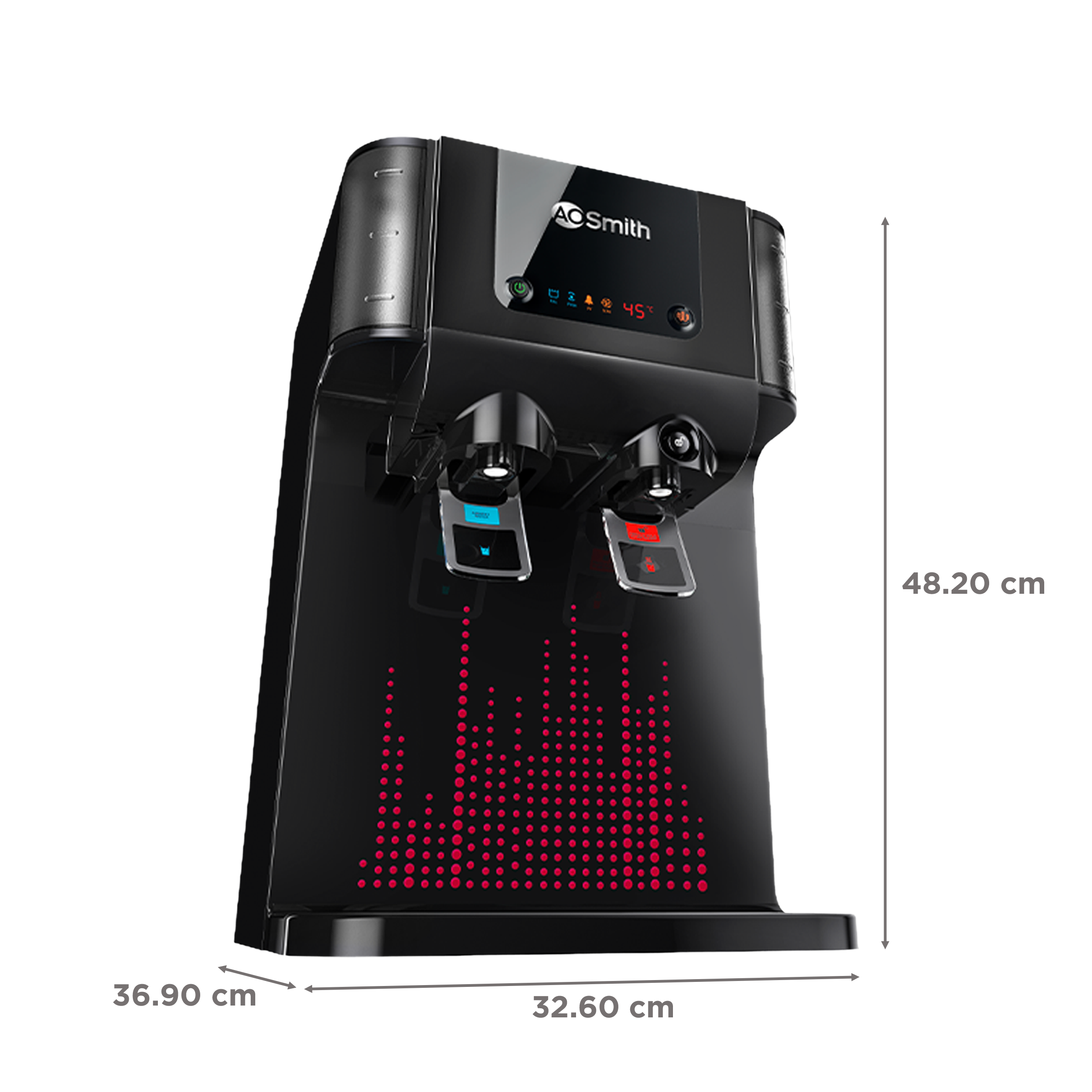 AO Smith Intelli Pro 10L UV + UF + SCMT Hot & Cold Water Purifier with 6 Stage Purification (Black) AO Smith Intelli Pro 10L UV + UF + SCMT Hot & Cold Water Purifier with 6 Stage Purification (Black)_2
