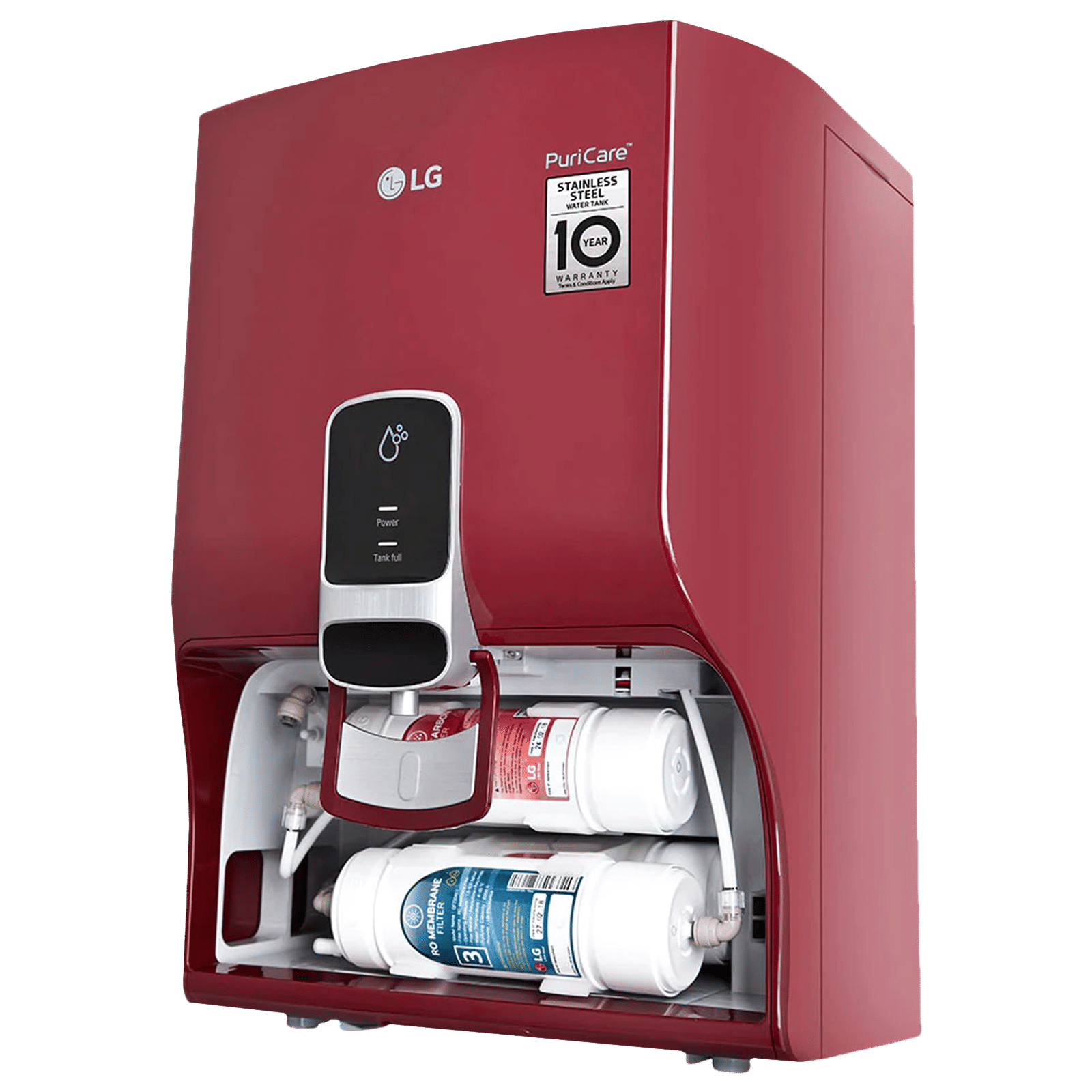 LG PuriCare 8L RO Water Purifier with Mineral Booster Technology (Red)_9