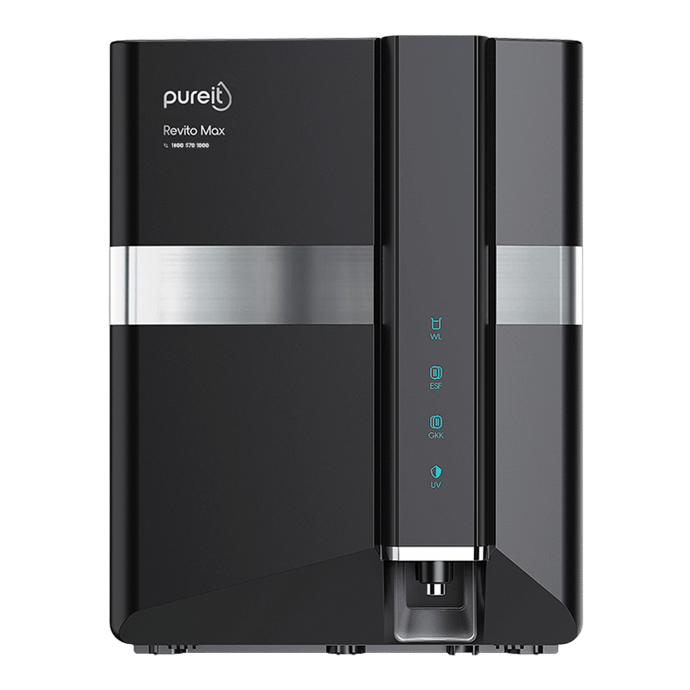 pureit by HUL Revito Max 9L RO + MF + UV-in-tank + Mineral Enriched Water Purifier with Advanced 8 Stage Purification (Black)_1