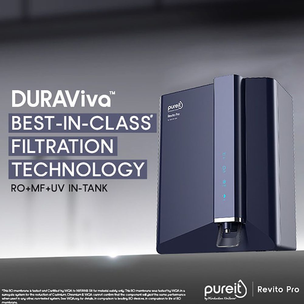 pureit Revito Pro 8L RO + MF + UV-in-tank + Mineral Enriched Water Purifier with Advanced 8 Stage Purification (Blue)_5