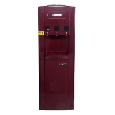 Blue Star Hot, Cold and Normal Top Load Water Dispenser with Cooling Cabinet (Maroon)