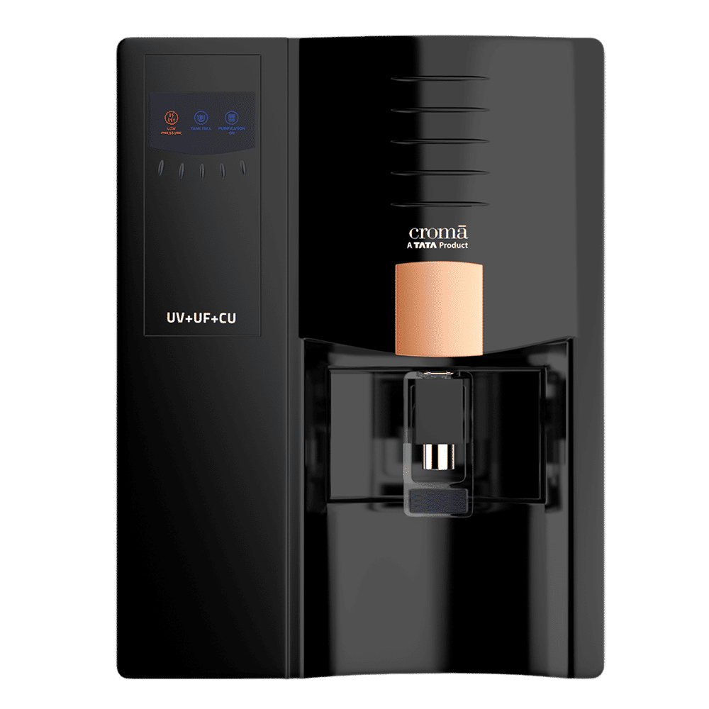 Croma 7.5L UV + UF Water Purifier with Advance Copper Technology (Black) Croma 7.5L UV + UF Water Purifier with Advance Copper Technology (Black)_1