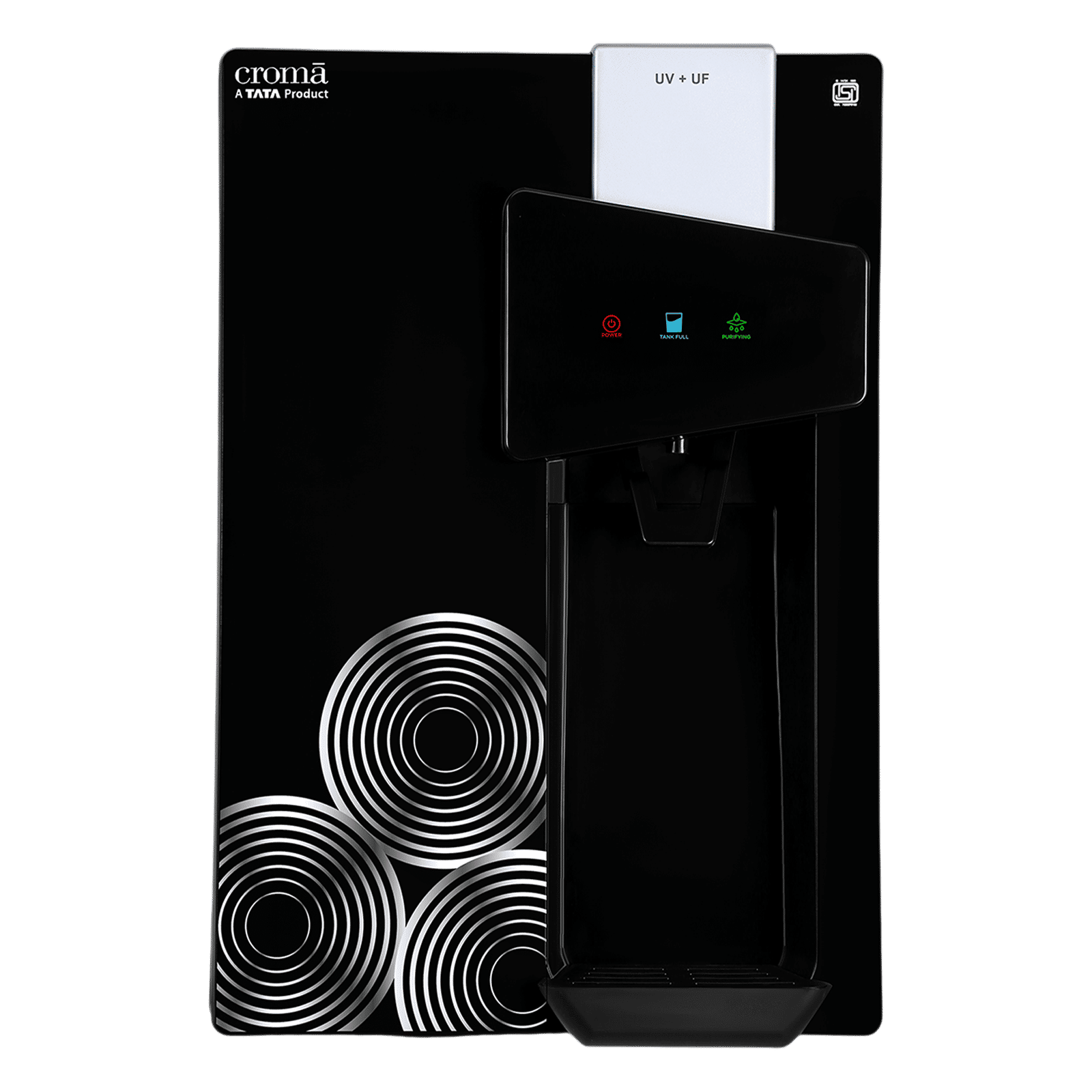 Croma AU04 8.5L UV + UF Water Purifier with Advanced Dual Filtration (Black) Croma AU04 8.5L UV + UF Water Purifier with Advanced Dual Filtration (Black)_1
