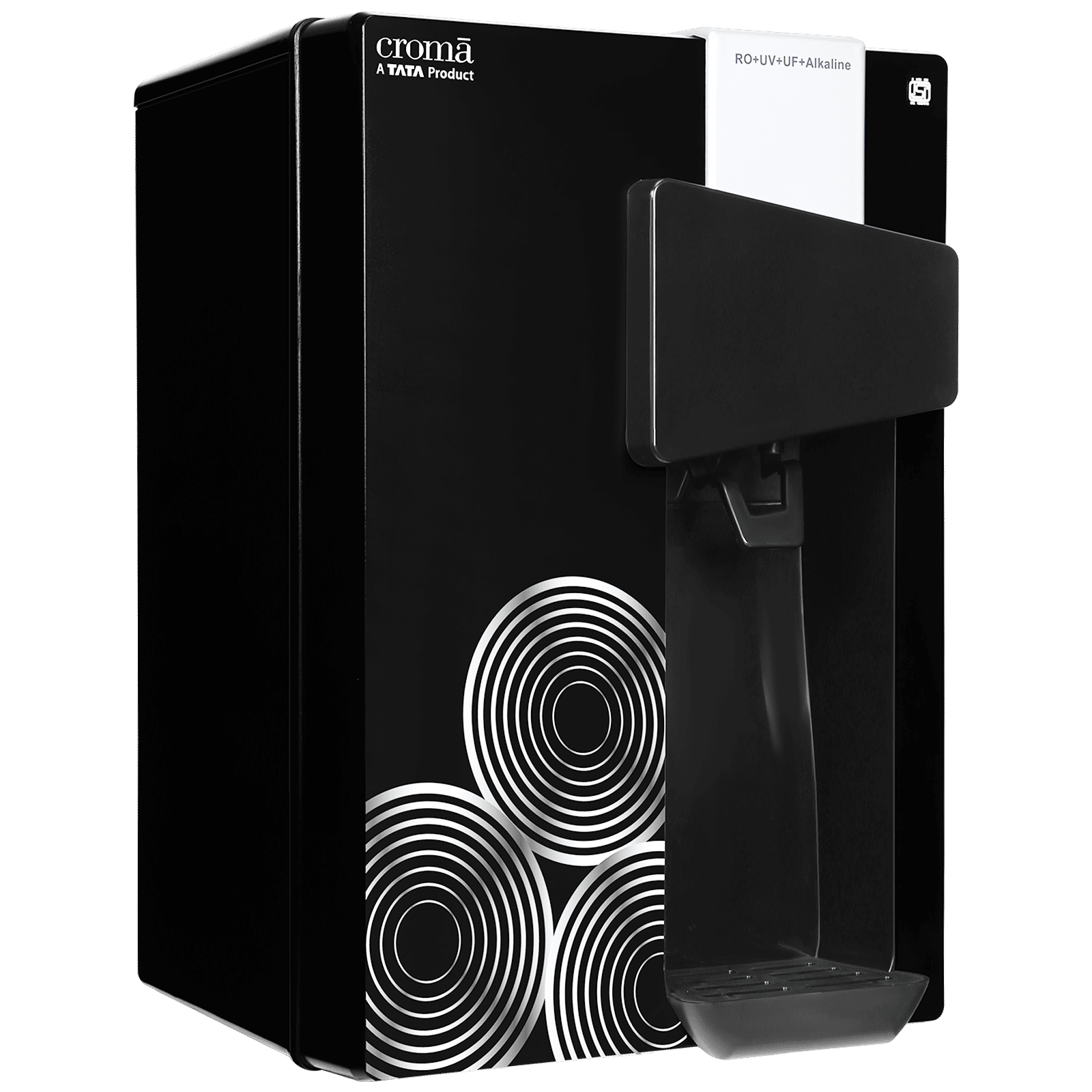 Croma 8.5L RO + UV + UF + Alkaline Water Purifier with Reverse Osmosis Filtration (Black) Croma 8.5L RO + UV + UF + Alkaline Water Purifier with Reverse Osmosis Filtration (Black)_4
