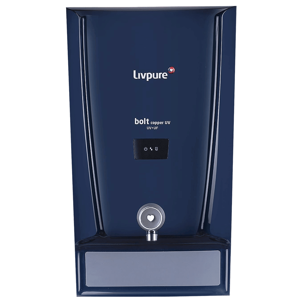 Livpure Bolt Copper 7L UV + UF Water Purifier with Carbon Block Filter (Blue)_1
