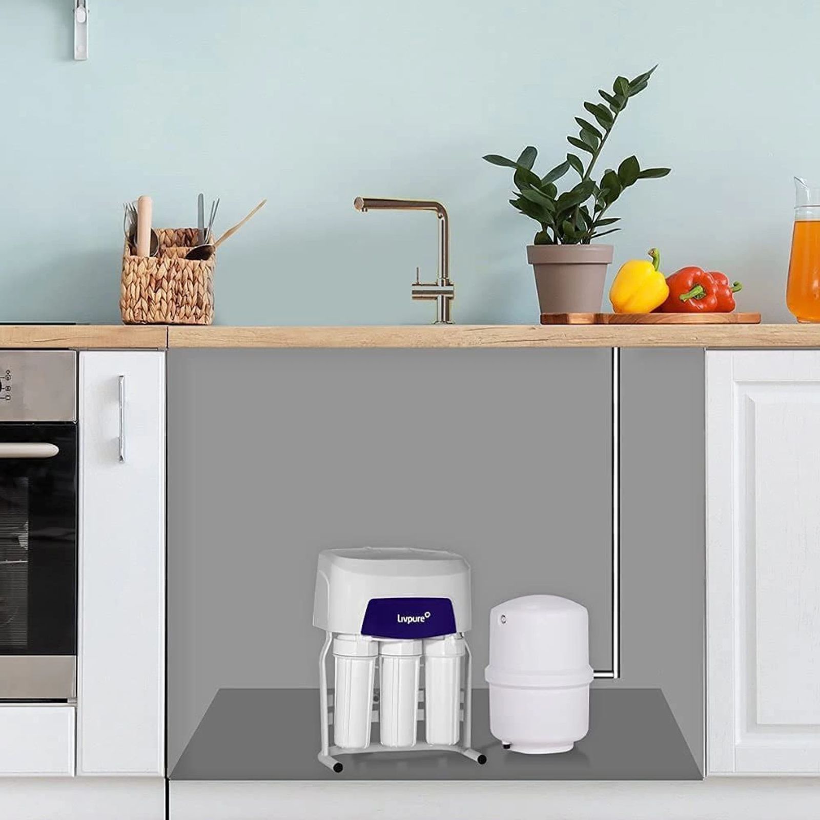 Livpure Neon 8L RO + UV + UF + Taste Enhancer Water Purifier with Silver Nano Technology (White)_4