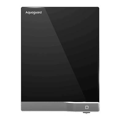 Aquaguard Slim Glass 3L UV Water Purifier with Active Copper Zinc Booster Technology (Black & Silver)