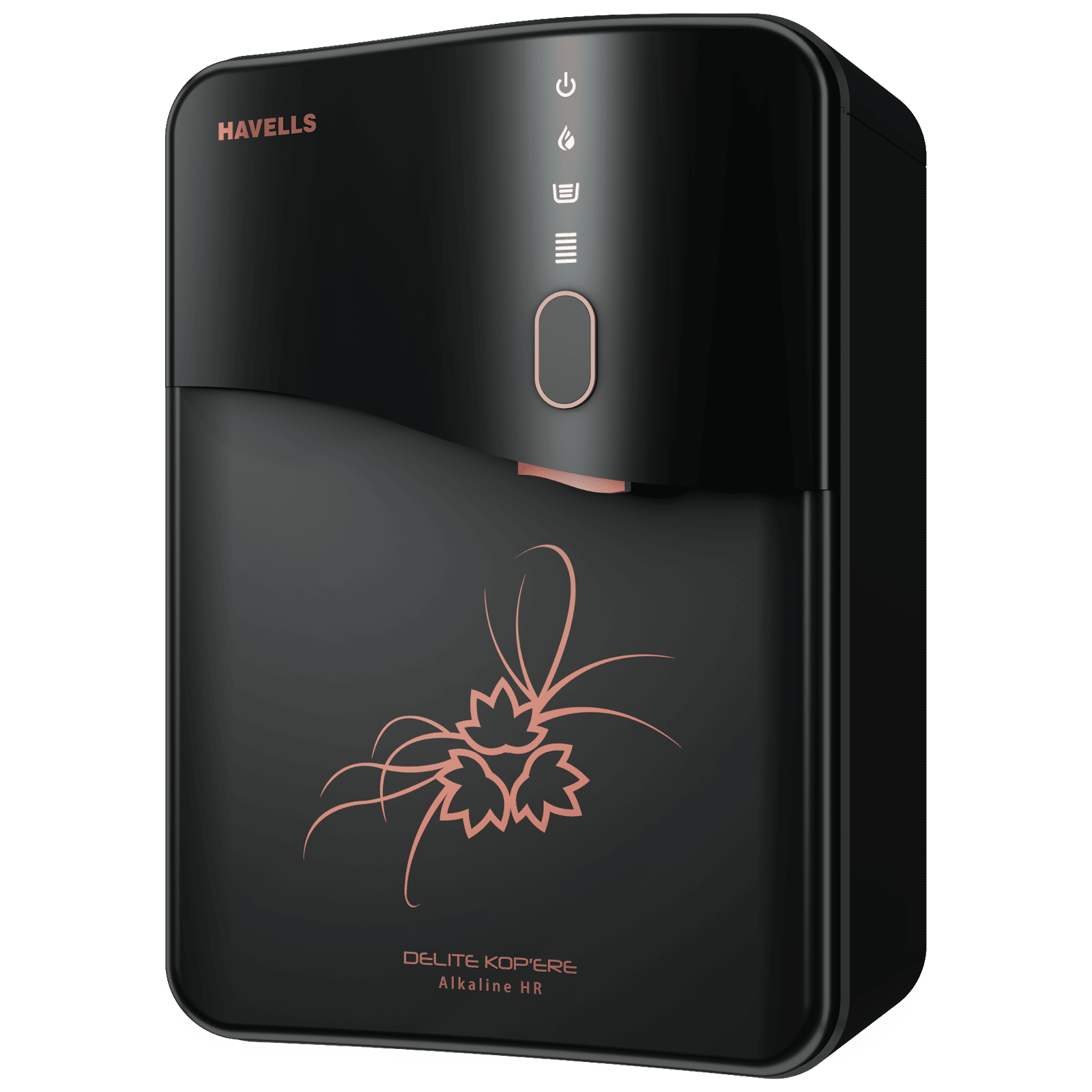 HAVELLS Delite Kop'ere 6.5L RO + UV Water Purifier with LED Display (Dark Grey)_4