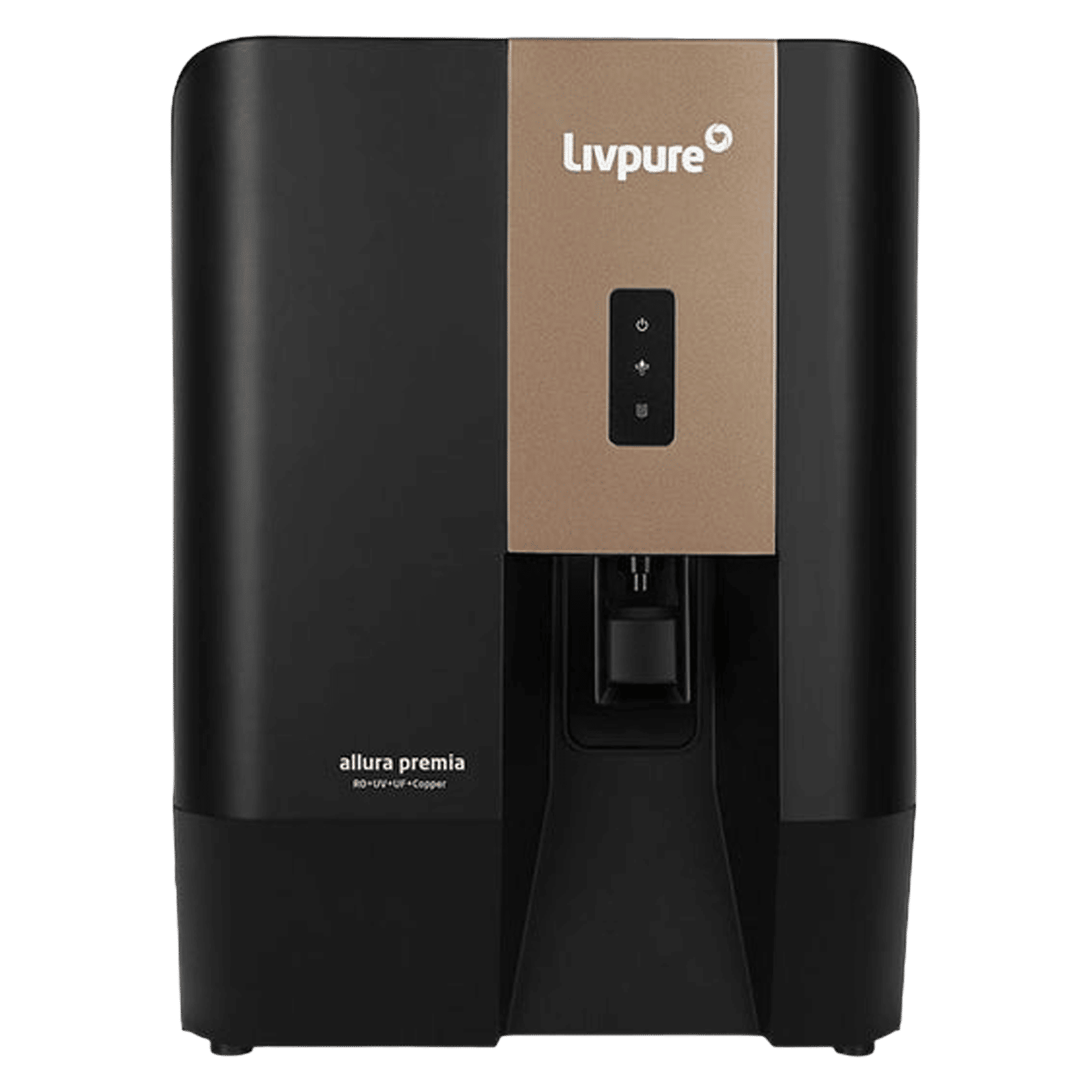 Livpure Allura Premia 7L RO + UV + UF + Alkaline Water Purifier with Super Sediment Filter (Black) Livpure Allura Premia 7L RO + UV + UF + Alkaline Water Purifier with Super Sediment Filter (Black)_1