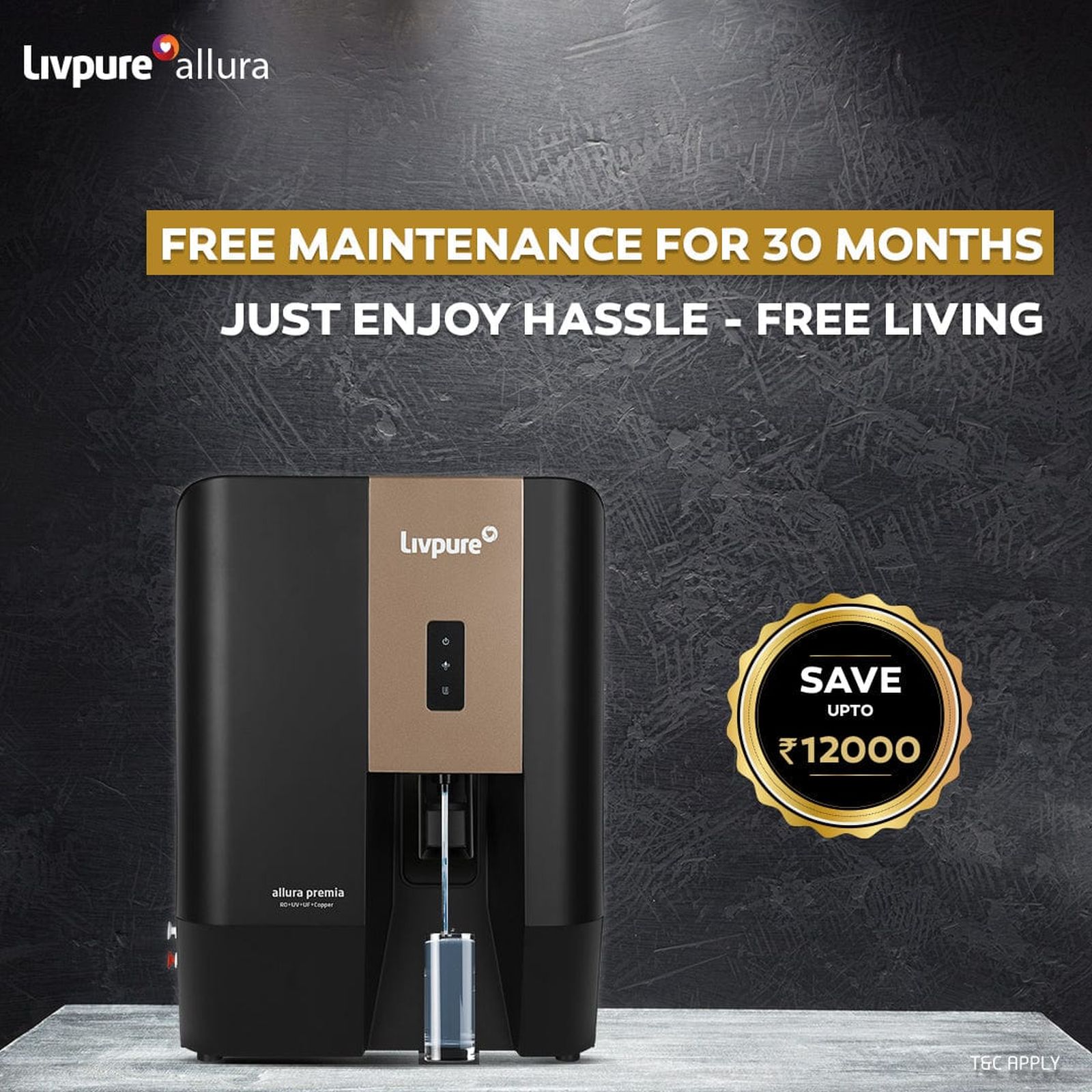 Livpure Allura Premia 7L RO + UV + UF + Alkaline Water Purifier with Super Sediment Filter (Black) Livpure Allura Premia 7L RO + UV + UF + Alkaline Water Purifier with Super Sediment Filter (Black)_10