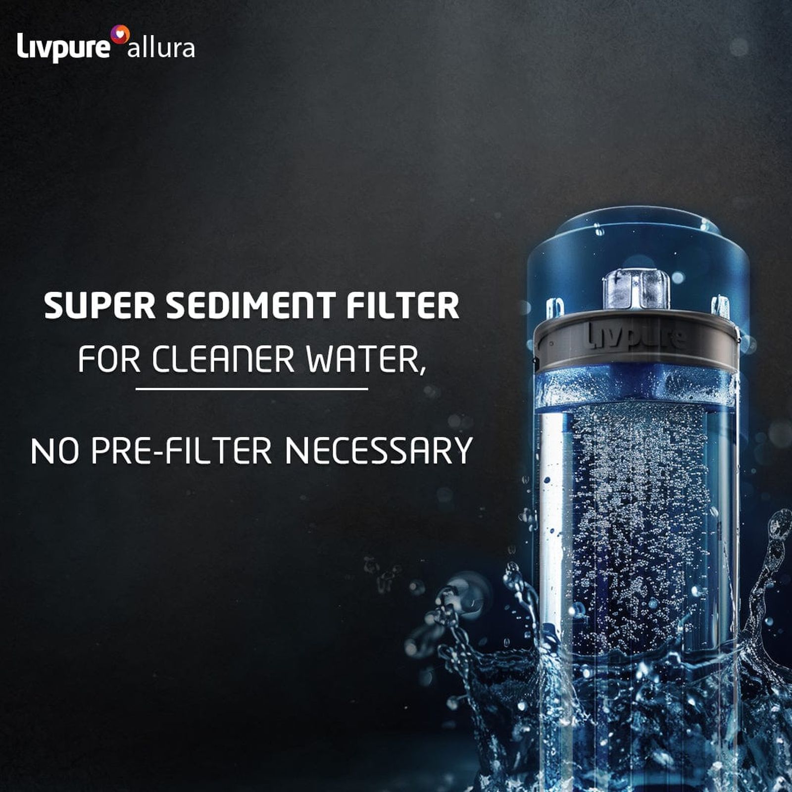 Livpure Allura Premia 7L RO + UV + UF + Alkaline Water Purifier with Super Sediment Filter (Black) Livpure Allura Premia 7L RO + UV + UF + Alkaline Water Purifier with Super Sediment Filter (Black)_12