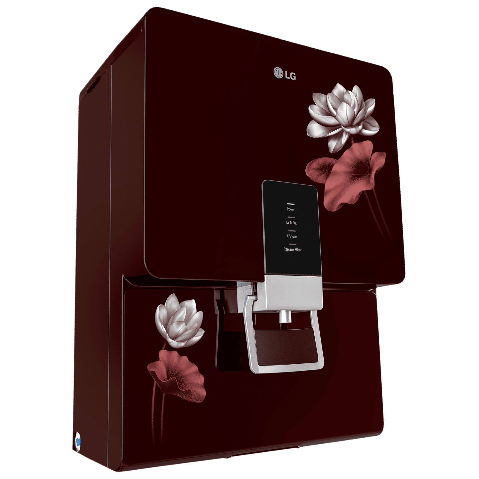 LG WW156RPTC 8L RO + UV Water Purifier with Stainless Steel Tank (Crimson Red)_8
