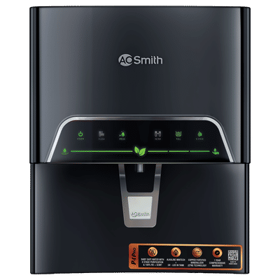 AO Smith ProPlanet P4 Pro 5L RO + SCMT Water Purifier with Advance Recovery Technology (Black)
