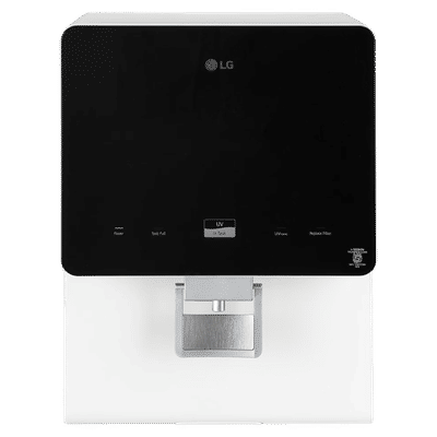 LG WW176GPBW 8L RO + UV Water Purifier with Multi Stage Filtration Process (Black & White)