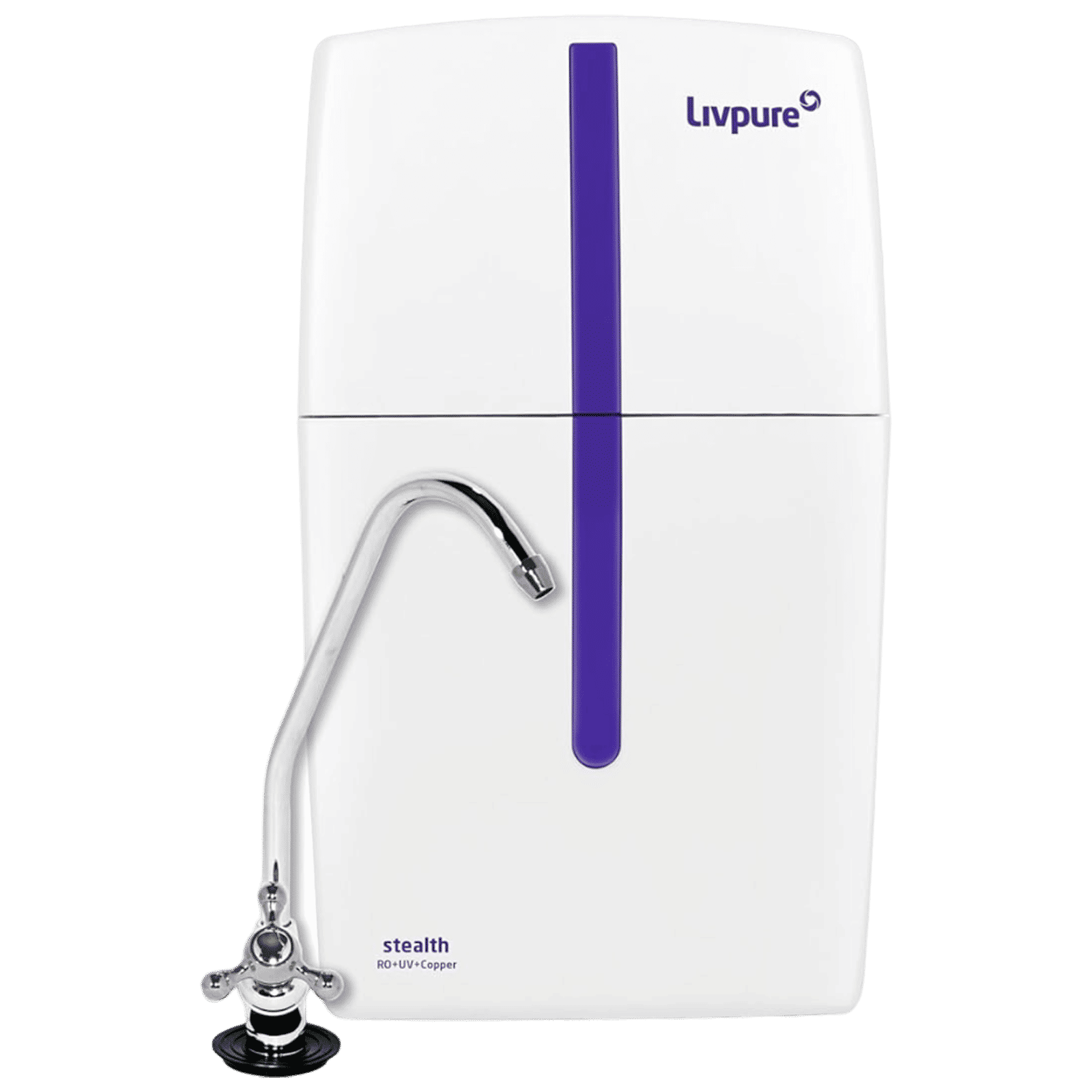 Livpure Stealth 7L RO + UV + Copper Water Purifier with Copper Infusion (White) Livpure Stealth 7L RO + UV + Copper Water Purifier with Copper Infusion (White)_1