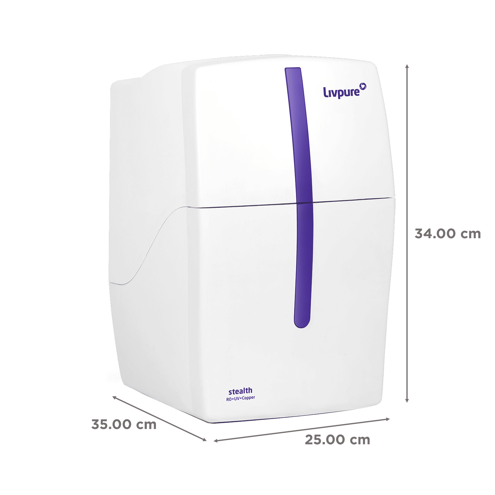 Livpure Stealth 7L RO + UV + Copper Water Purifier with Copper Infusion (White) Livpure Stealth 7L RO + UV + Copper Water Purifier with Copper Infusion (White)_2