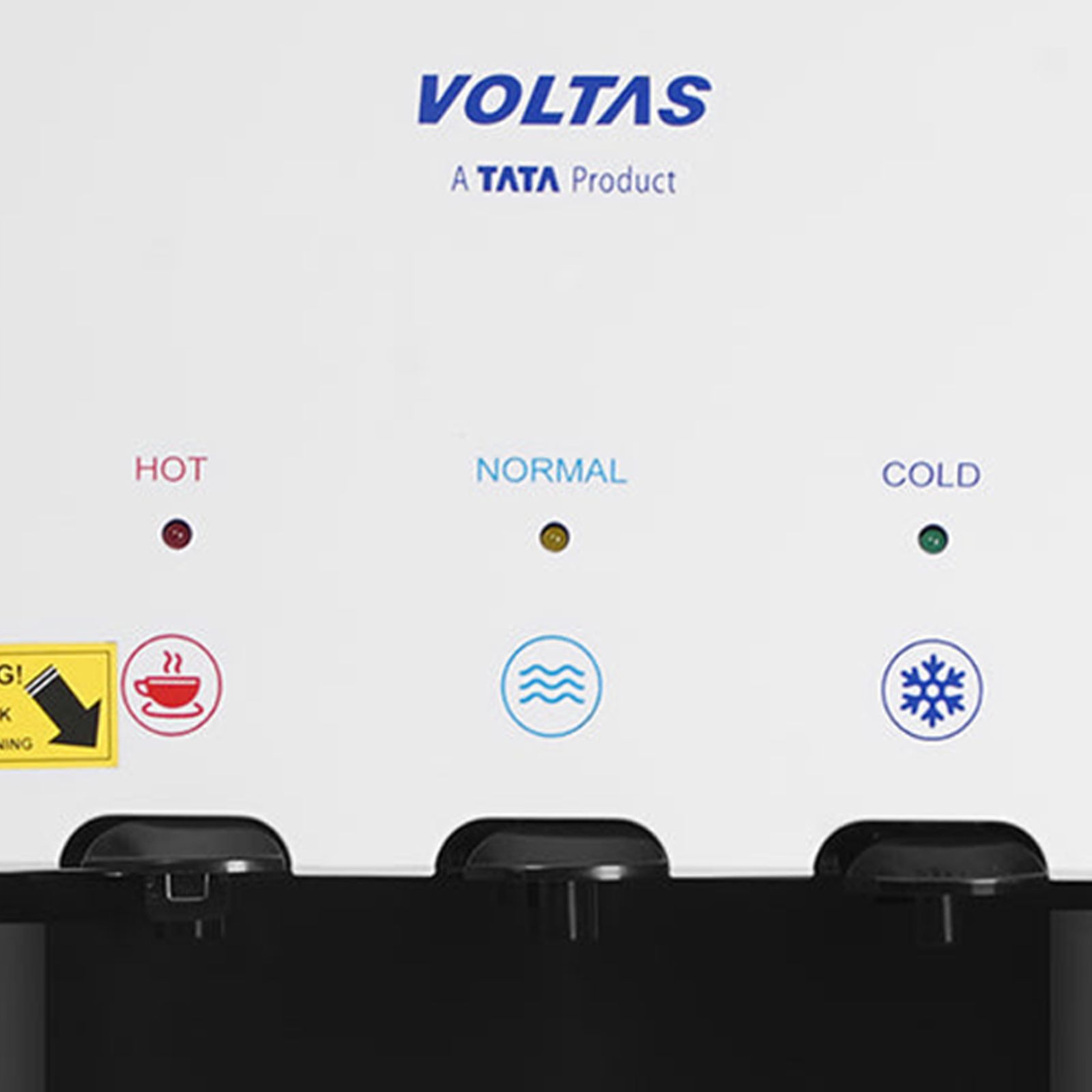 VOLTAS Minimagic Spring TT Hot, Cold & Normal Top Load Water Dispenser with Eco-friendly Refrigerant (White & Black) VOLTAS Minimagic Spring TT Hot, Cold & Normal Top Load Water Dispenser with Eco-friendly Refrigerant (White & Black)_7