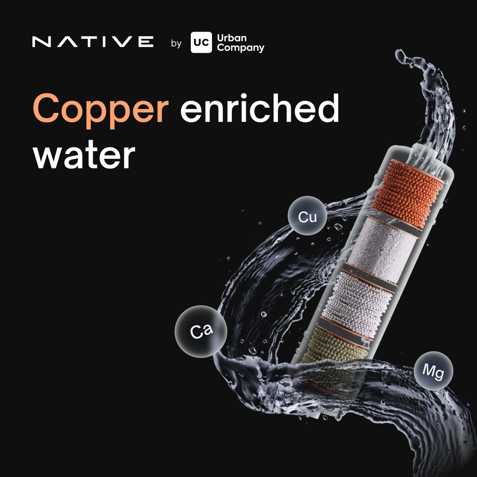 Native by UC M1 8L RO + UV + Copper + Alkaline + Minerals Water Purifier with Thin Film Composite Reverse Osmosis Membrane (Black) Native by UC M1 8L RO + UV + Copper + Alkaline + Minerals Water Purifier with Thin Film Composite Reverse Osmosis Membrane (Black)_18