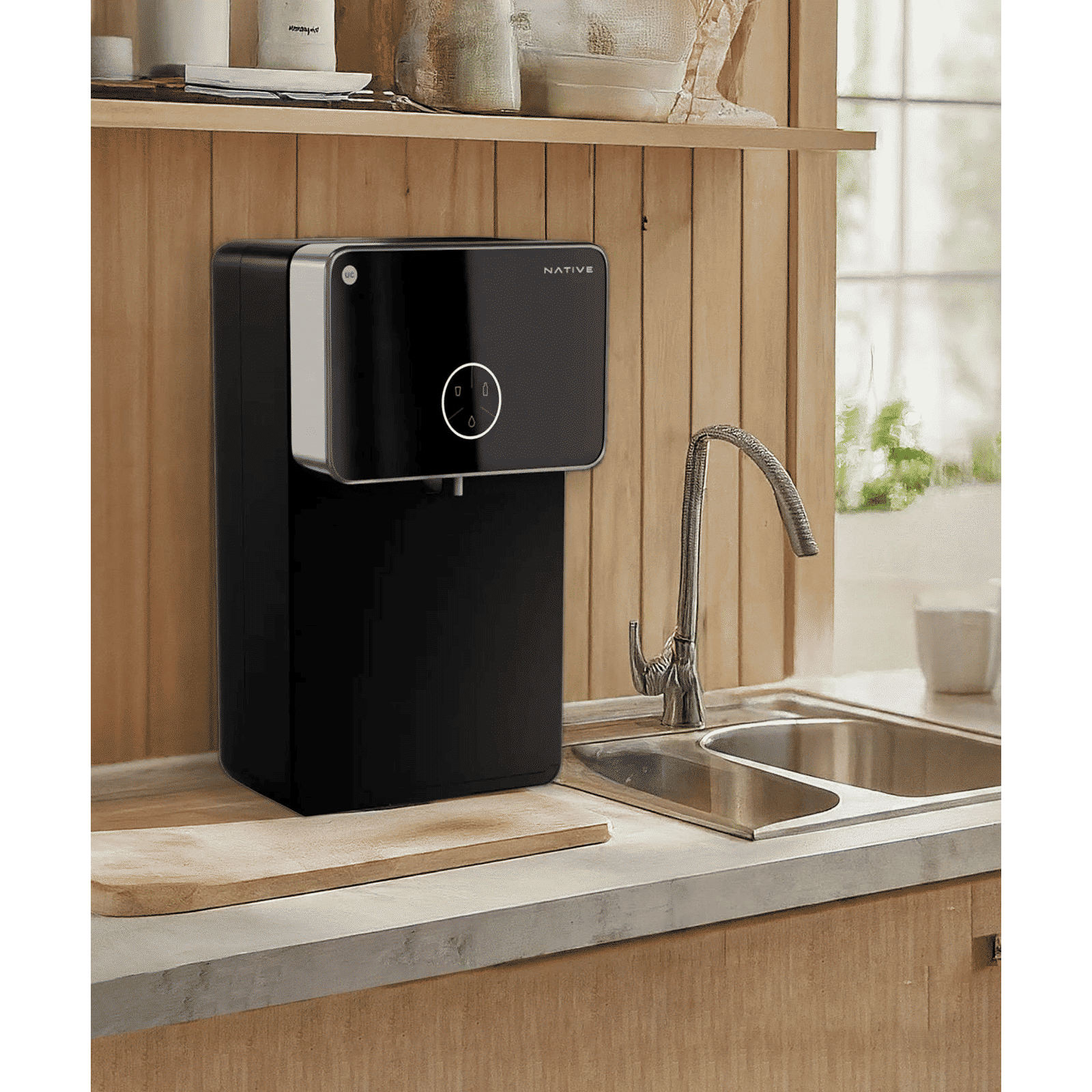 Native by UC M1 8L RO + UV + Copper + Alkaline + Minerals Water Purifier with Thin Film Composite Reverse Osmosis Membrane (Black) Native by UC M1 8L RO + UV + Copper + Alkaline + Minerals Water Purifier with Thin Film Composite Reverse Osmosis Membrane (Black)_7