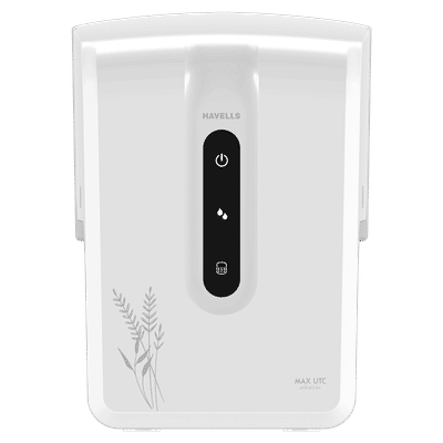 HAVELLS Max UTC 7L RO + UV +Alkaline Water Purifier with Advance Alert Technology (White)