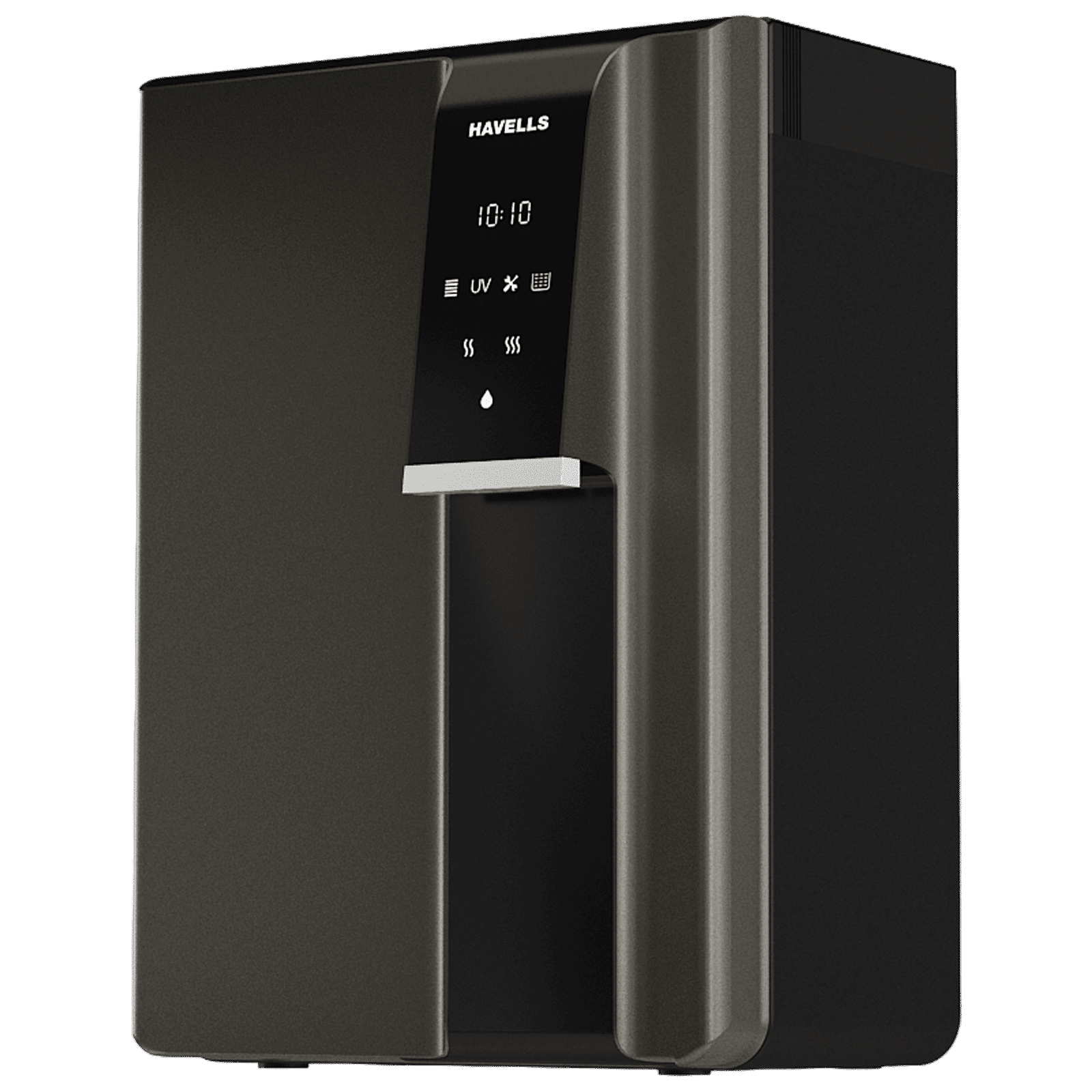 HAVELLS Gracia Alkaline Max 6.8L RO + UV Hot & Ambient Water Purifier with Triple Protection Technology (Dark Grey)_5