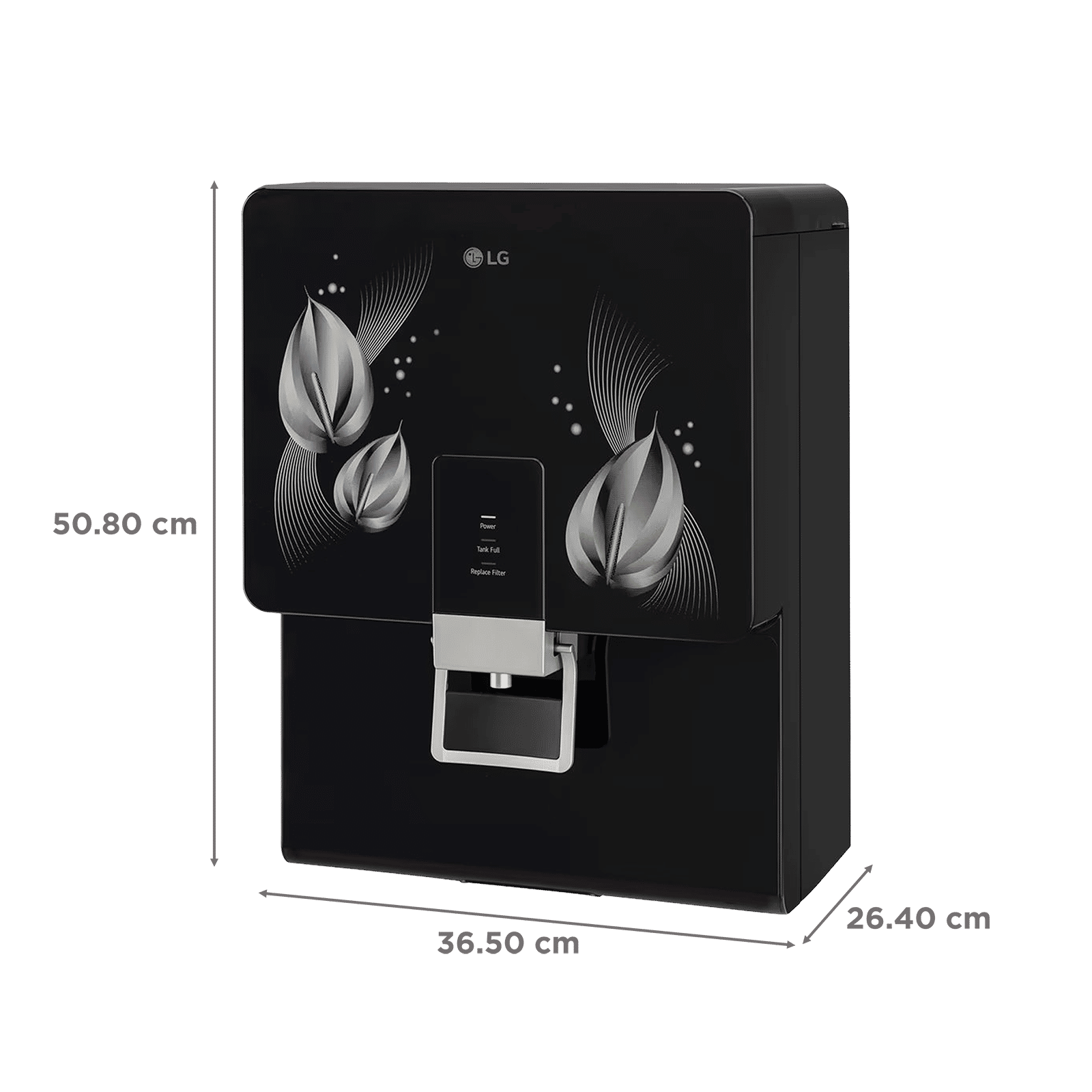 LG WW146RPLB 8L RO + Mineral Booster Water Purifier with Steel Tank (Black)_2