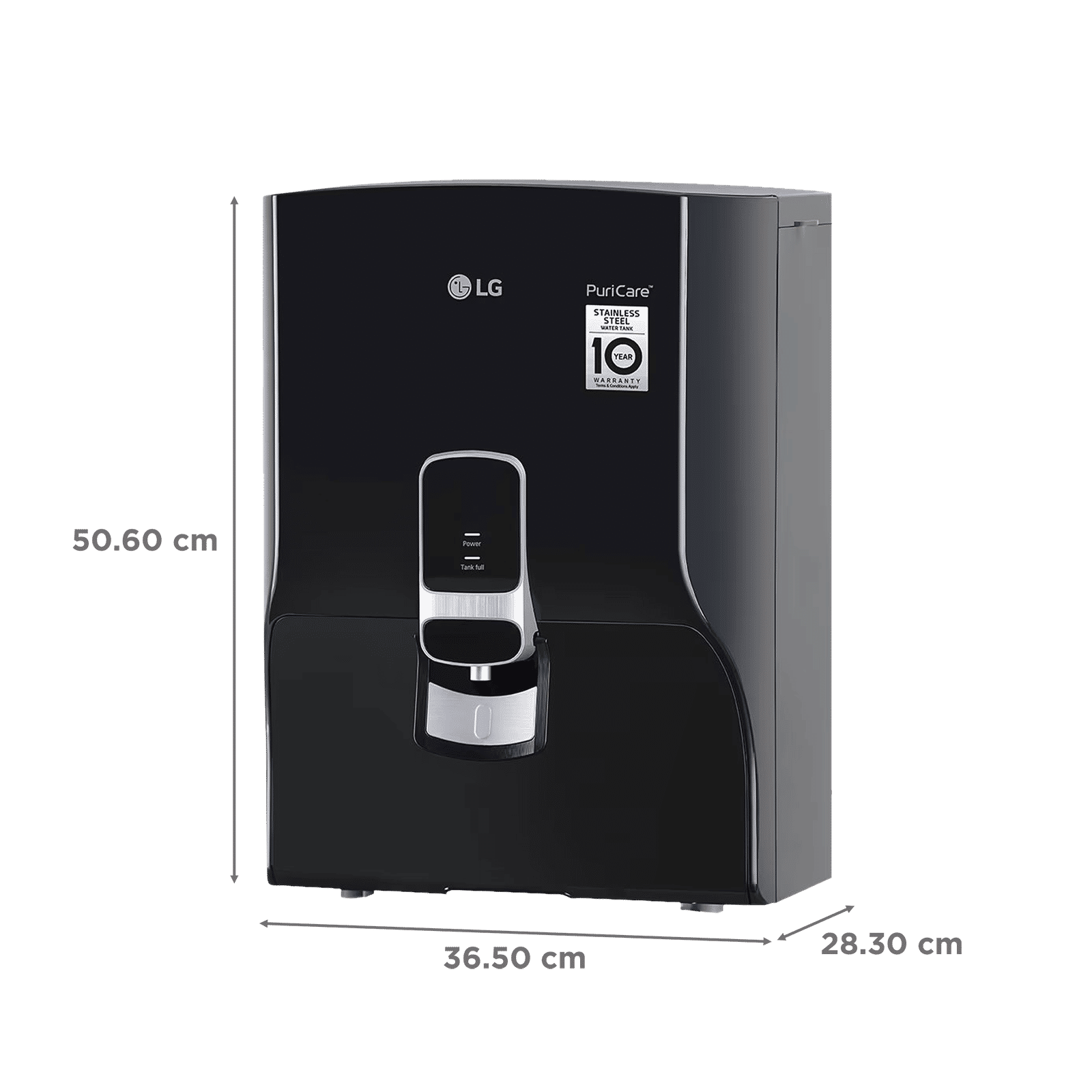 LG WW131NP 8L RO Water Purifier with Multi Stage Filtration (Solid Black) LG WW131NP 8L RO Water Purifier with Multi Stage Filtration (Solid Black)_2