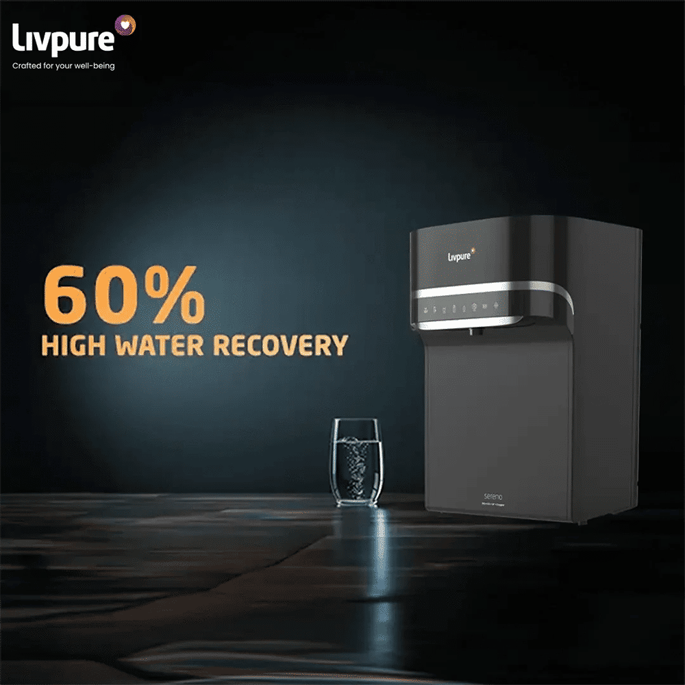 Livpure Sereno 5.5L RO + UV + UF + Copper Water Purifier with High Recovery Technology (Black) Livpure Sereno 5.5L RO + UV + UF + Copper Water Purifier with High Recovery Technology (Black)_9
