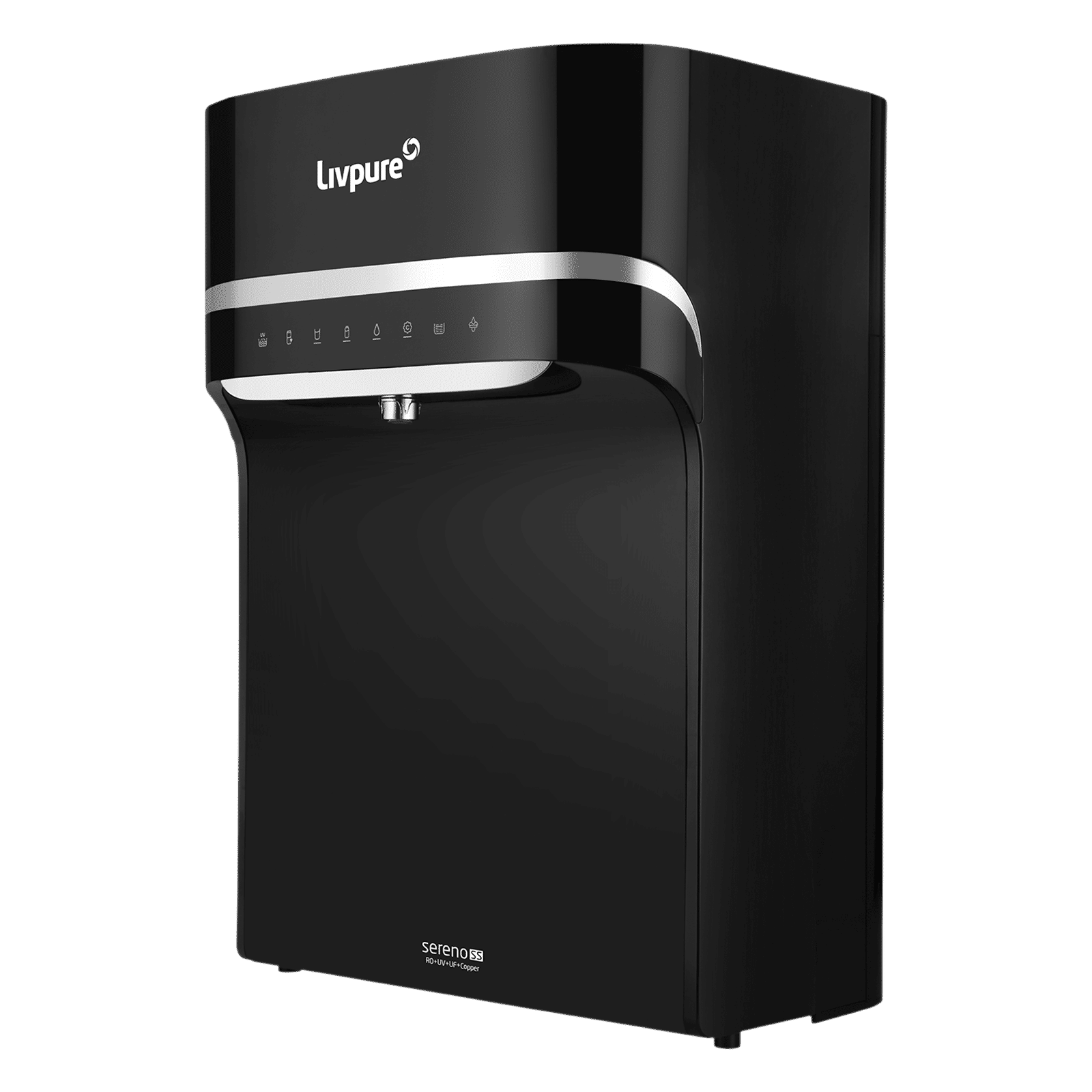 Livpure Sereno 5.5L RO + UV + UF + Copper Water Purifier with High Recovery Technology (Black) Livpure Sereno 5.5L RO + UV + UF + Copper Water Purifier with High Recovery Technology (Black)_4