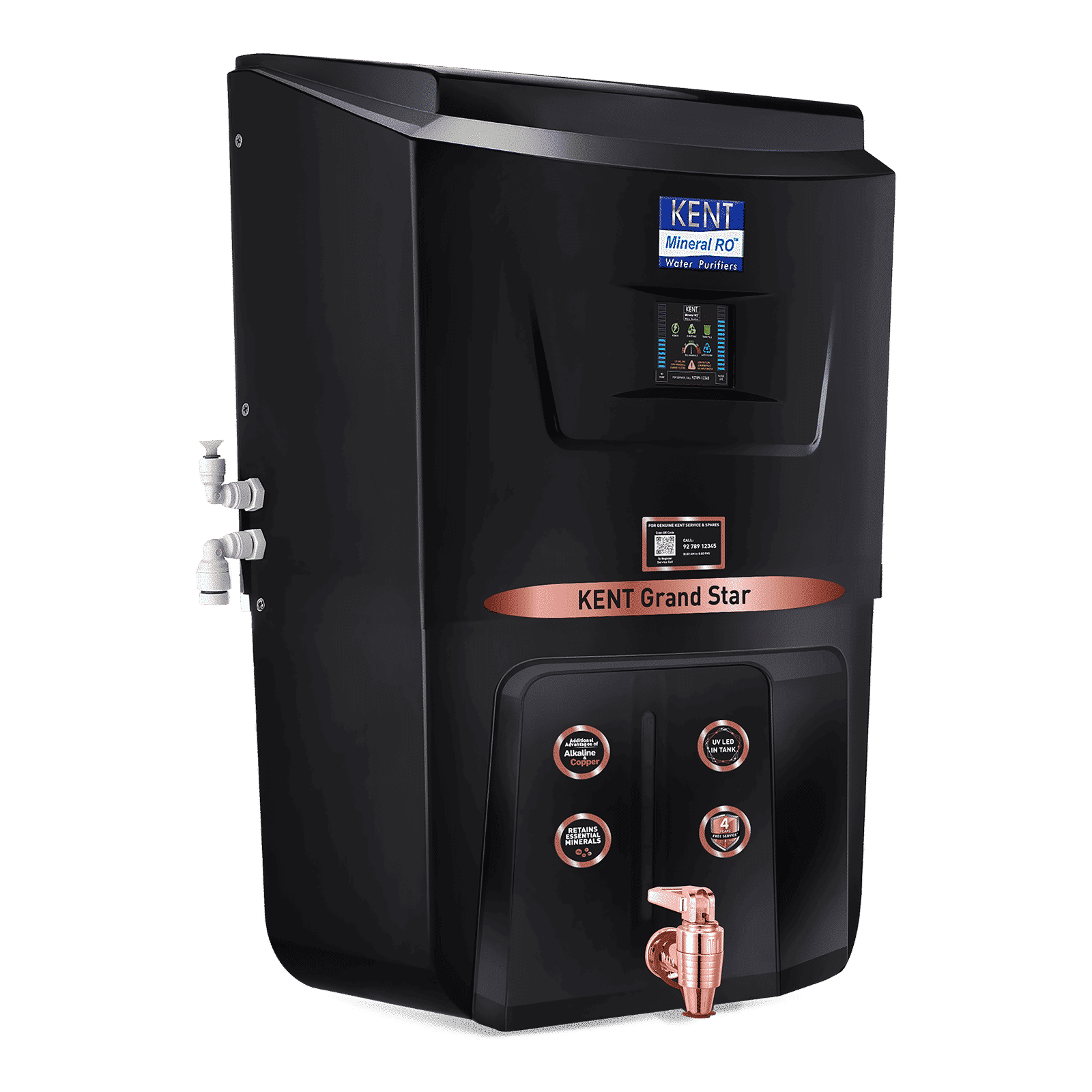 KENT Grand Star 9L RO + UV + UF + TDS + Alkaline Water Purifier with Digital Display (Black) KENT Grand Star 9L RO + UV + UF + TDS + Alkaline Water Purifier with Digital Display (Black)_5