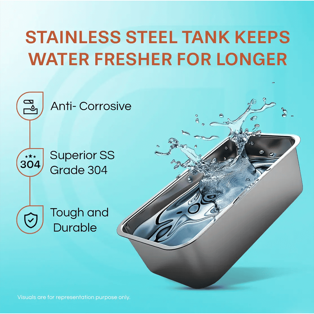Aquaguard Enrich Stylo 5L RO+UV Water Purifier with Active Copper Zinc Booster Technology (Black) Aquaguard Enrich Stylo 5L RO+UV Water Purifier with Active Copper Zinc Booster Technology (Black)_12