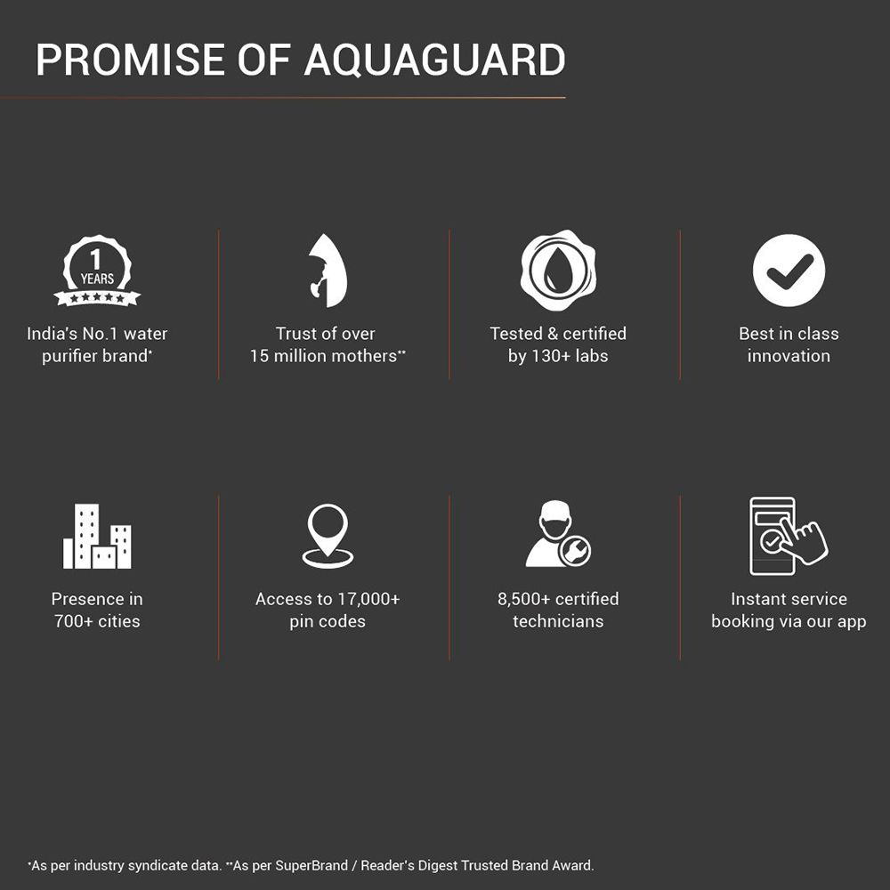Aquaguard Enrich Superio 5L UV+UF Water Purifier with Active Copper Zinc Booster Technology (Black) Aquaguard Enrich Superio 5L UV+UF Water Purifier with Active Copper Zinc Booster Technology (Black)_7