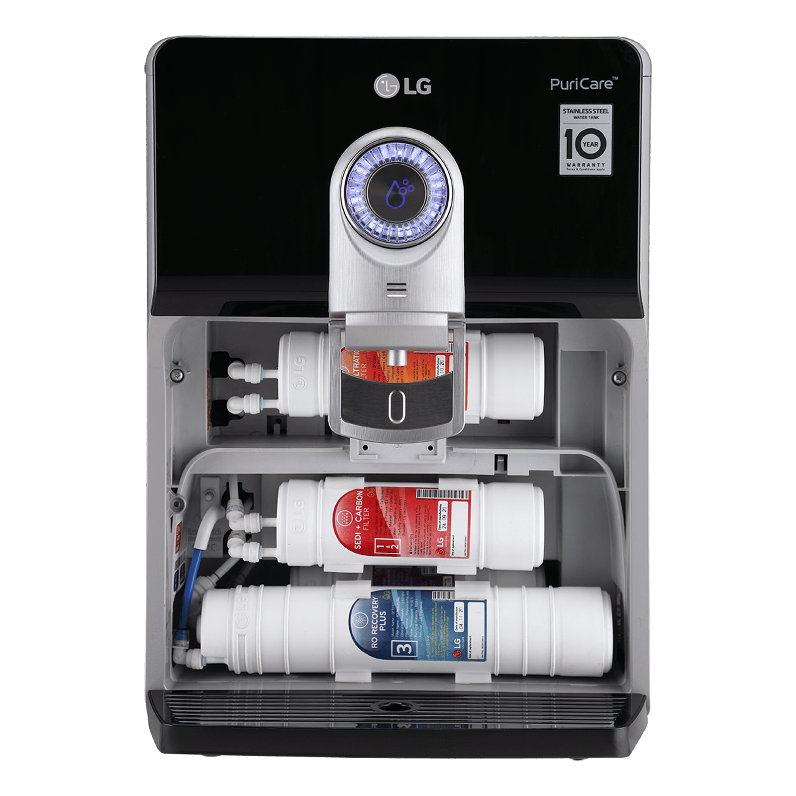 LG PuriCare 8L RO + UV + UF + Mineral Booster Water Purifier with Multi Stage Filtration (Solid Black) LG PuriCare 8L RO + UV + UF + Mineral Booster Water Purifier with Multi Stage Filtration (Solid Black)_8