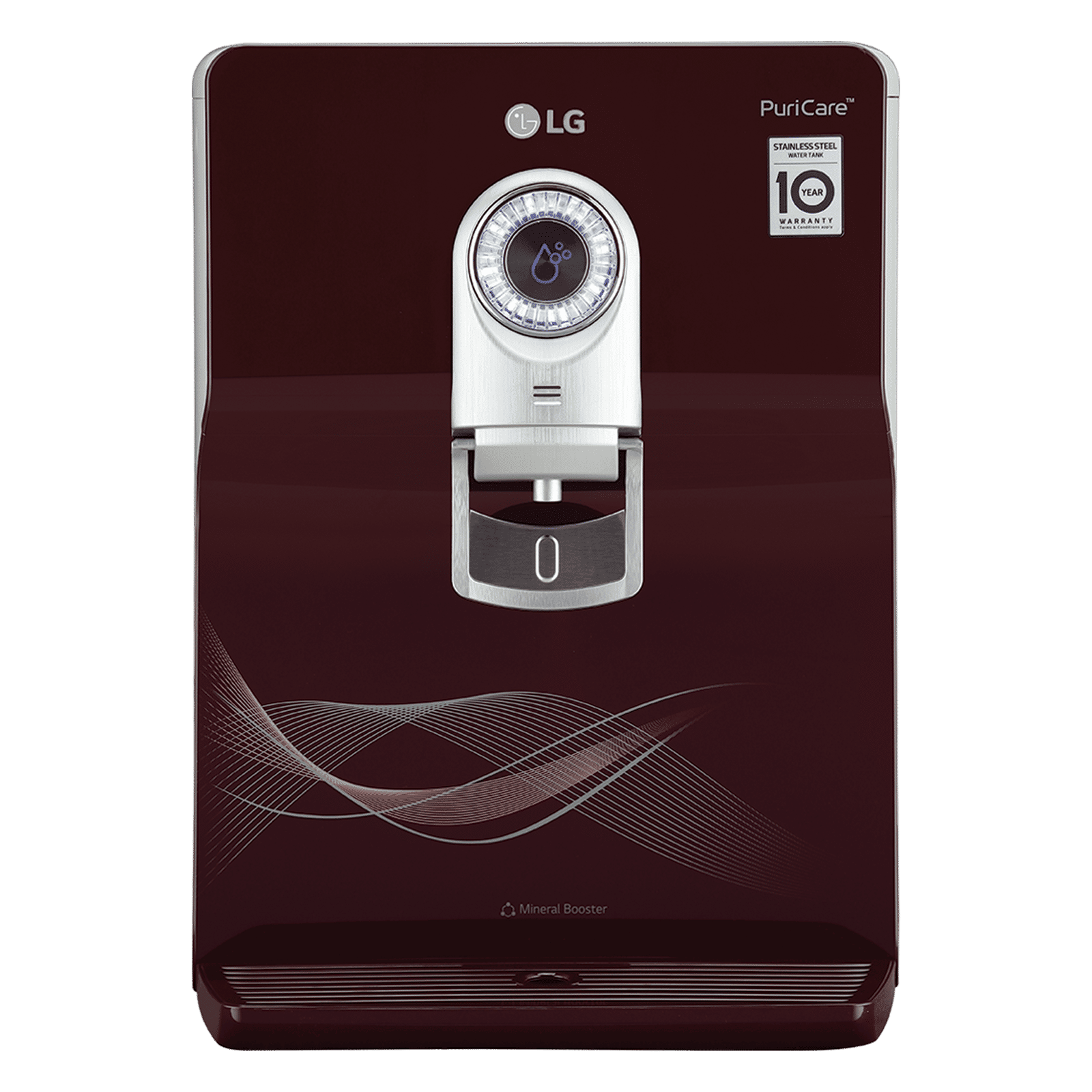 LG PuriCare 8L RO + UV + UF + Mineral Booster Water Purifier with Multi Stage Filtration (Crimson Red)_1