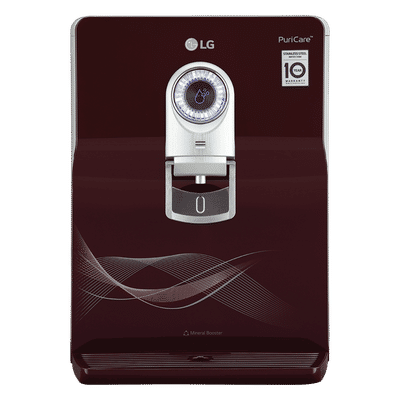 LG PuriCare 8L RO + UV + UF + Mineral Booster Water Purifier with Multi Stage Filtration (Crimson Red)