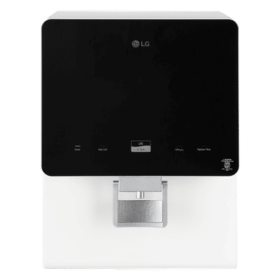 LG WW176GTBW 8L RO + UV + Mineral Booster Water Purifier with Multi Stage Filtration (Black & White)