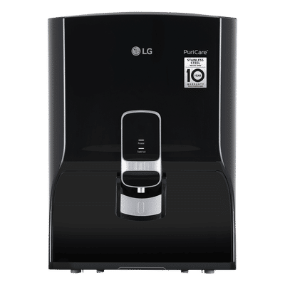 LG PuriCare 8L RO + Carbon Filter Water Purifier with Multi Stage Filtration (Solid Black)