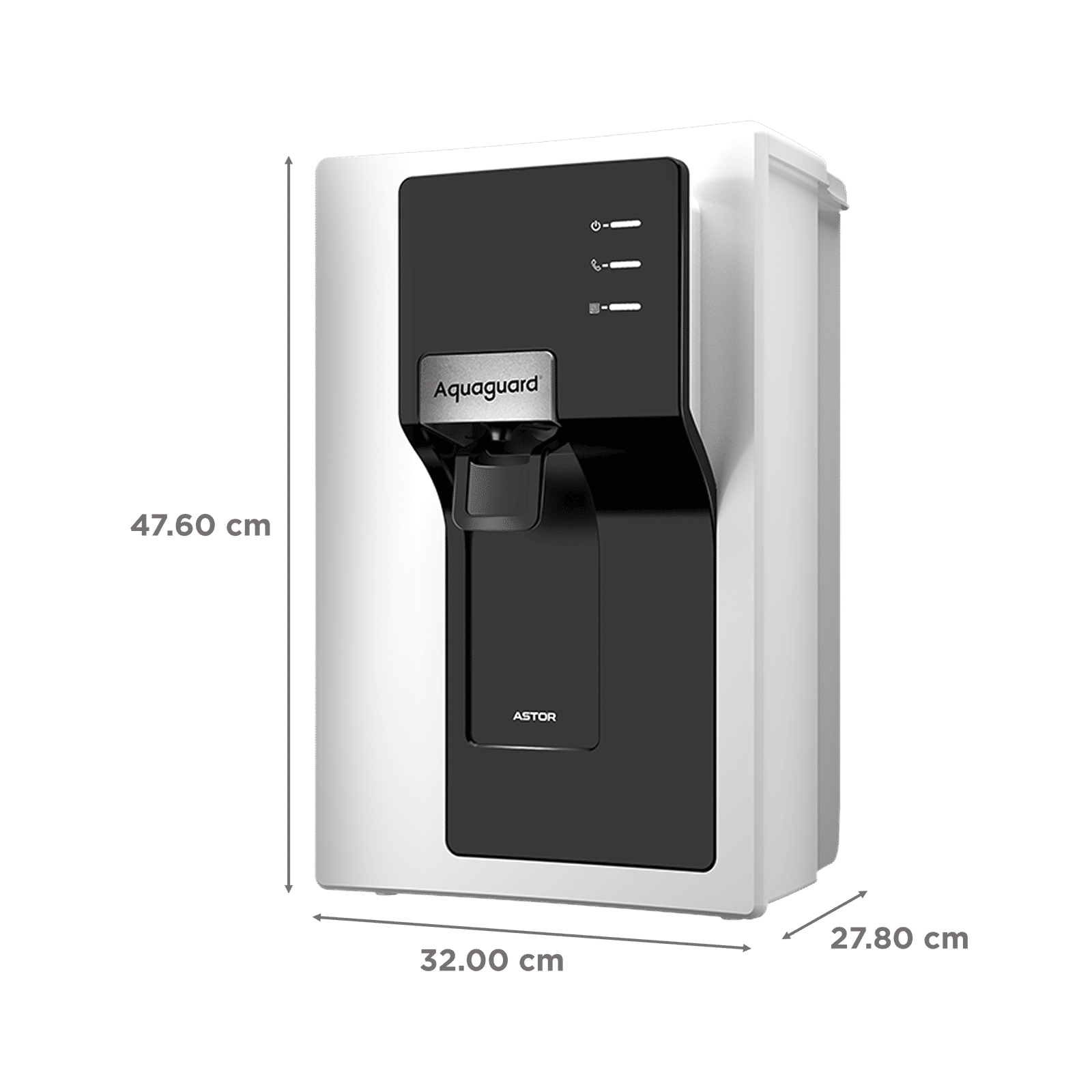 Aquaguard Enrich Astor 6L RO + UV + Alkaline 2X Water Purifier with Mega Sediment Filter (Black) Aquaguard Enrich Astor 6L RO + UV + Alkaline 2X Water Purifier with Mega Sediment Filter (Black)_2