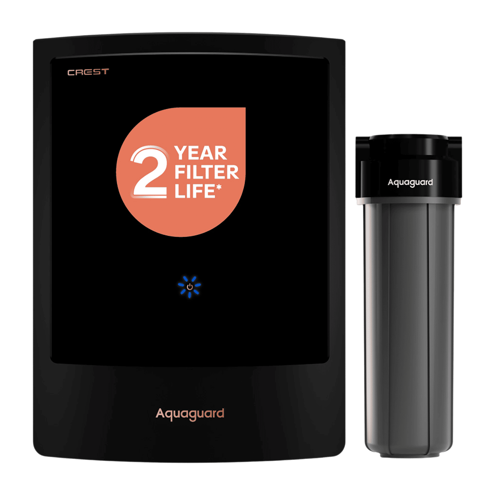 Aquaguard Enrich Crest UV Water Purifier with Nanopore 2X (Black) Aquaguard Enrich Crest UV Water Purifier with Nanopore 2X (Black)_1
