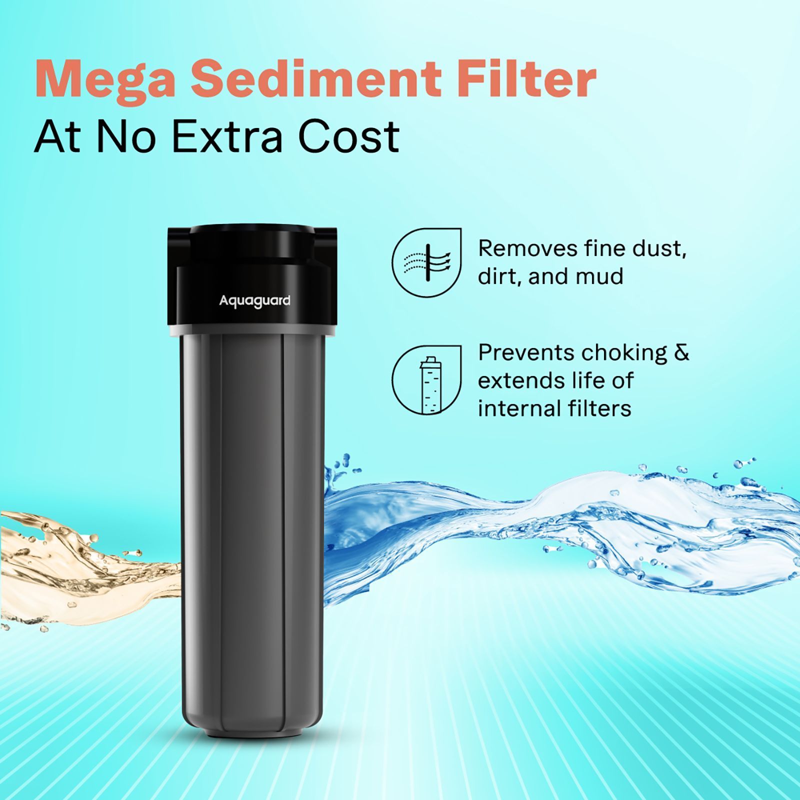 Aquaguard Enrich Crest UV Water Purifier with Nanopore 2X (Black) Aquaguard Enrich Crest UV Water Purifier with Nanopore 2X (Black)_9