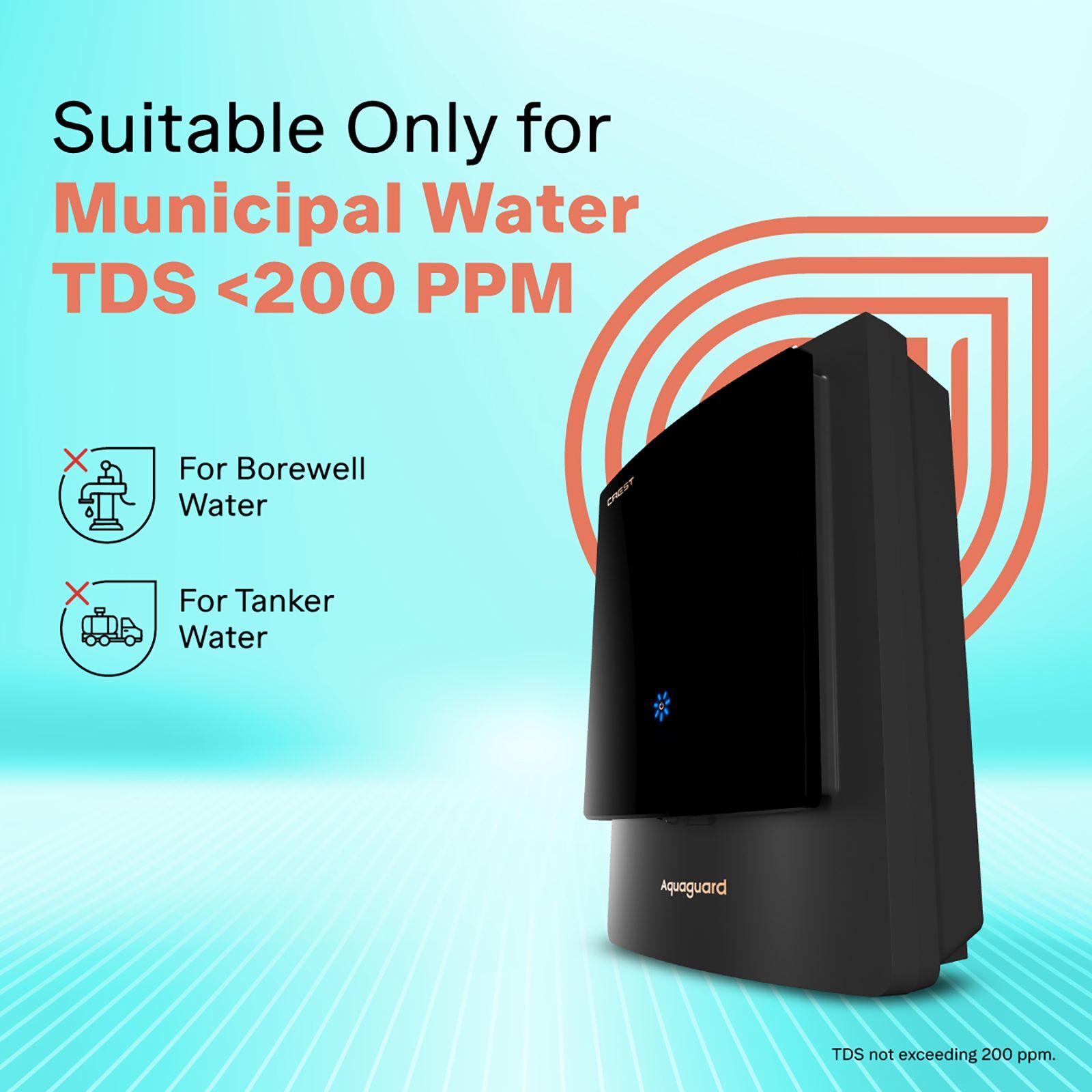 Aquaguard Enrich Crest UV Water Purifier with Nanopore 2X (Black) Aquaguard Enrich Crest UV Water Purifier with Nanopore 2X (Black)_13