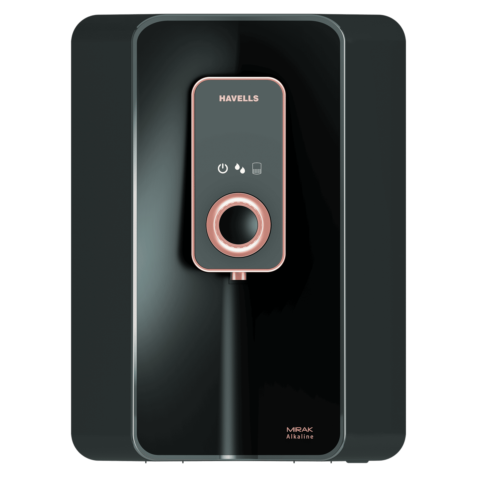 HAVELLS Mirak 6L RO + UV + Alkaline Water Purifier with Smart Alerts (Black) HAVELLS Mirak 6L RO + UV + Alkaline Water Purifier with Smart Alerts (Black)_1