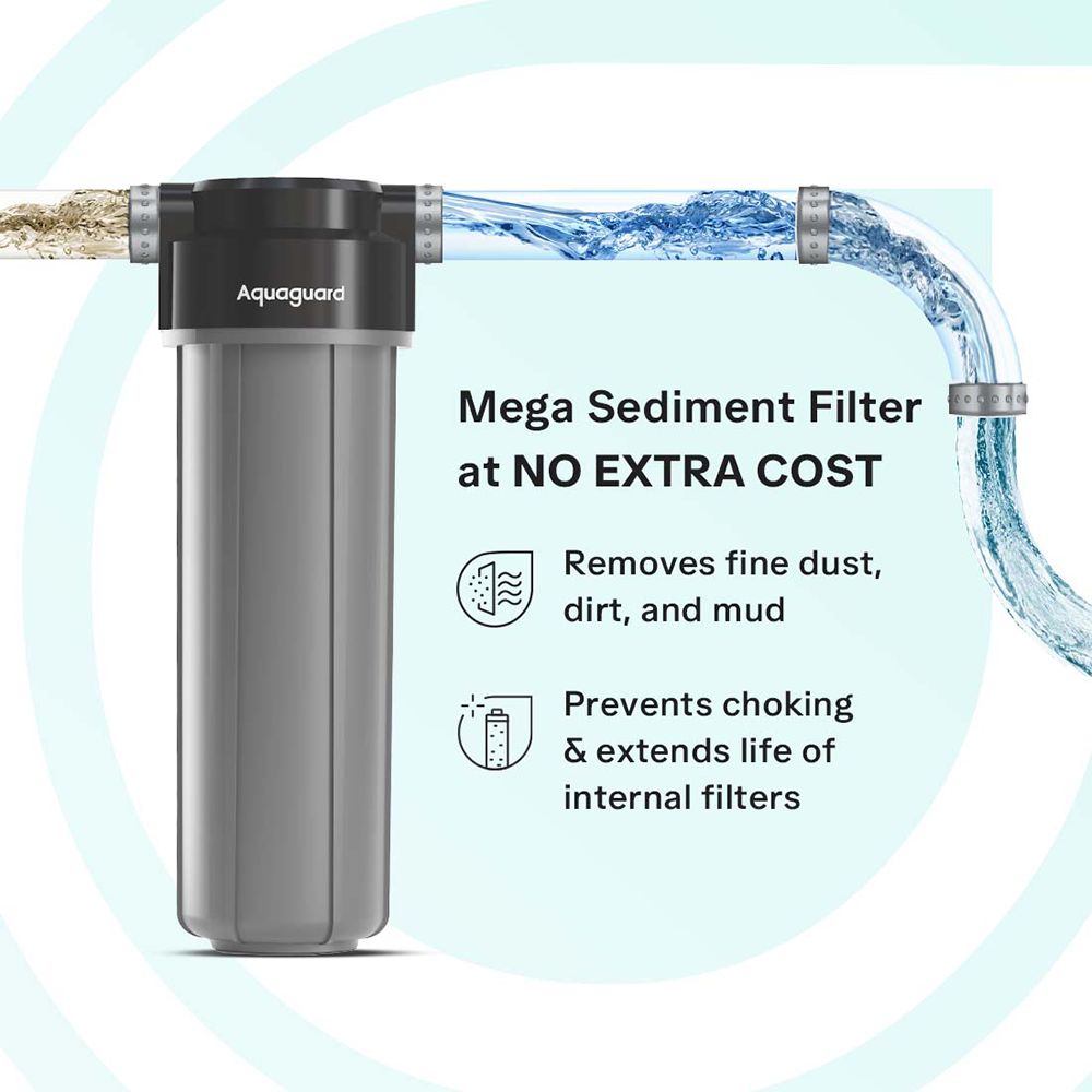 Aquaguard Sure Delight 6L RO + UV Water Purifier with NanoPore 2X Filter Technology (Black) Aquaguard Sure Delight 6L RO + UV Water Purifier with NanoPore 2X Filter Technology (Black)_5
