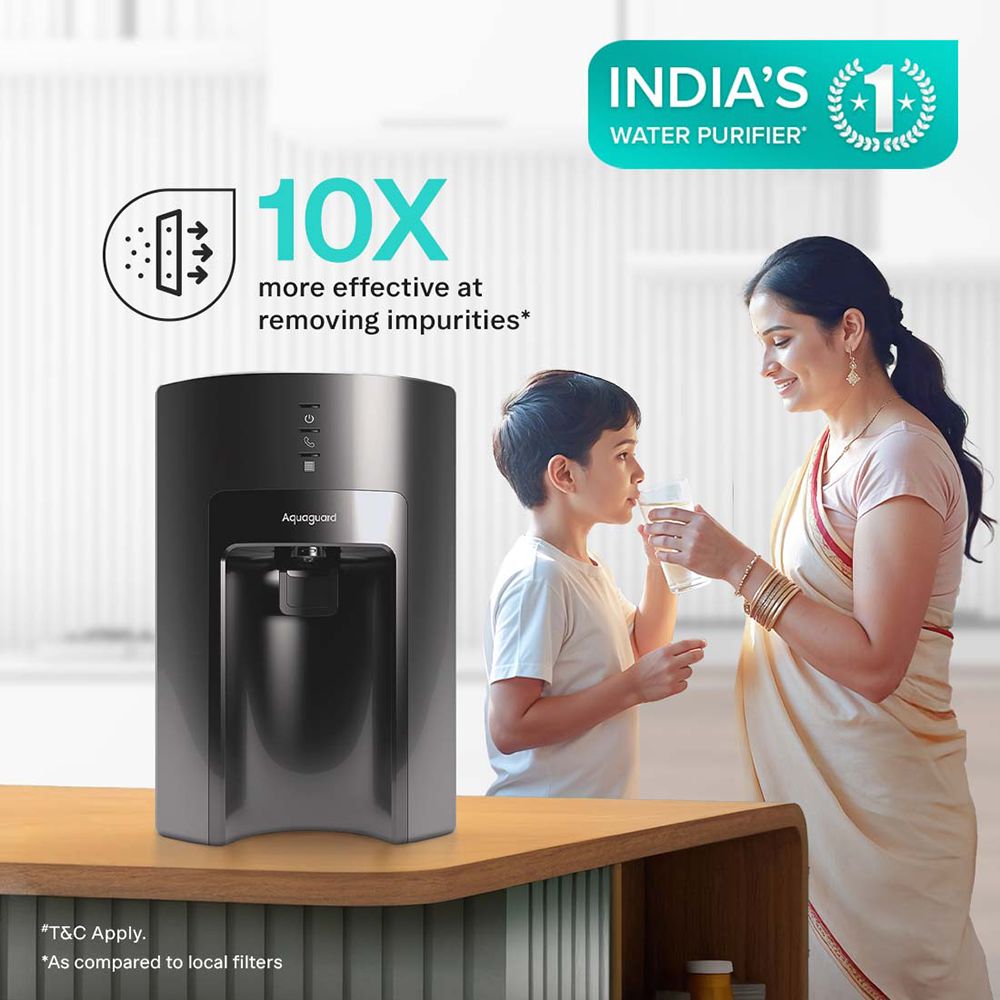 Aquaguard Sure Delight 6L RO + UV Water Purifier with Water Saving Technology (Black)_9