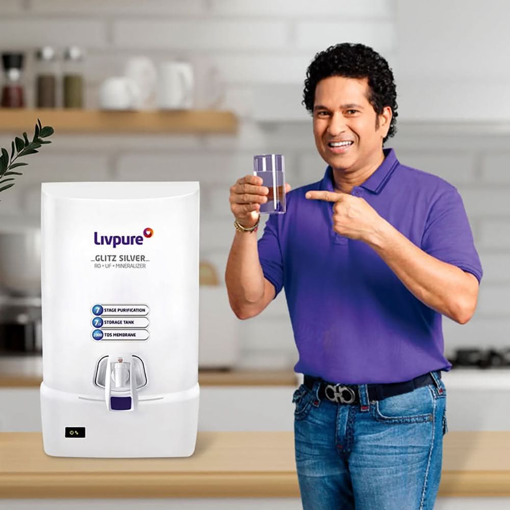 Livpure Glitz Silver 7L RO + UF + Mineraliser Water Purifier with LED Display (White) Livpure Glitz Silver 7L RO + UF + Mineraliser Water Purifier with LED Display (White)_7