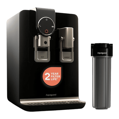 Aquaguard Blaze 5.6L UV + UF Hot & Cold Water Purifier with NanoPore 2X Filter Technology (Black)